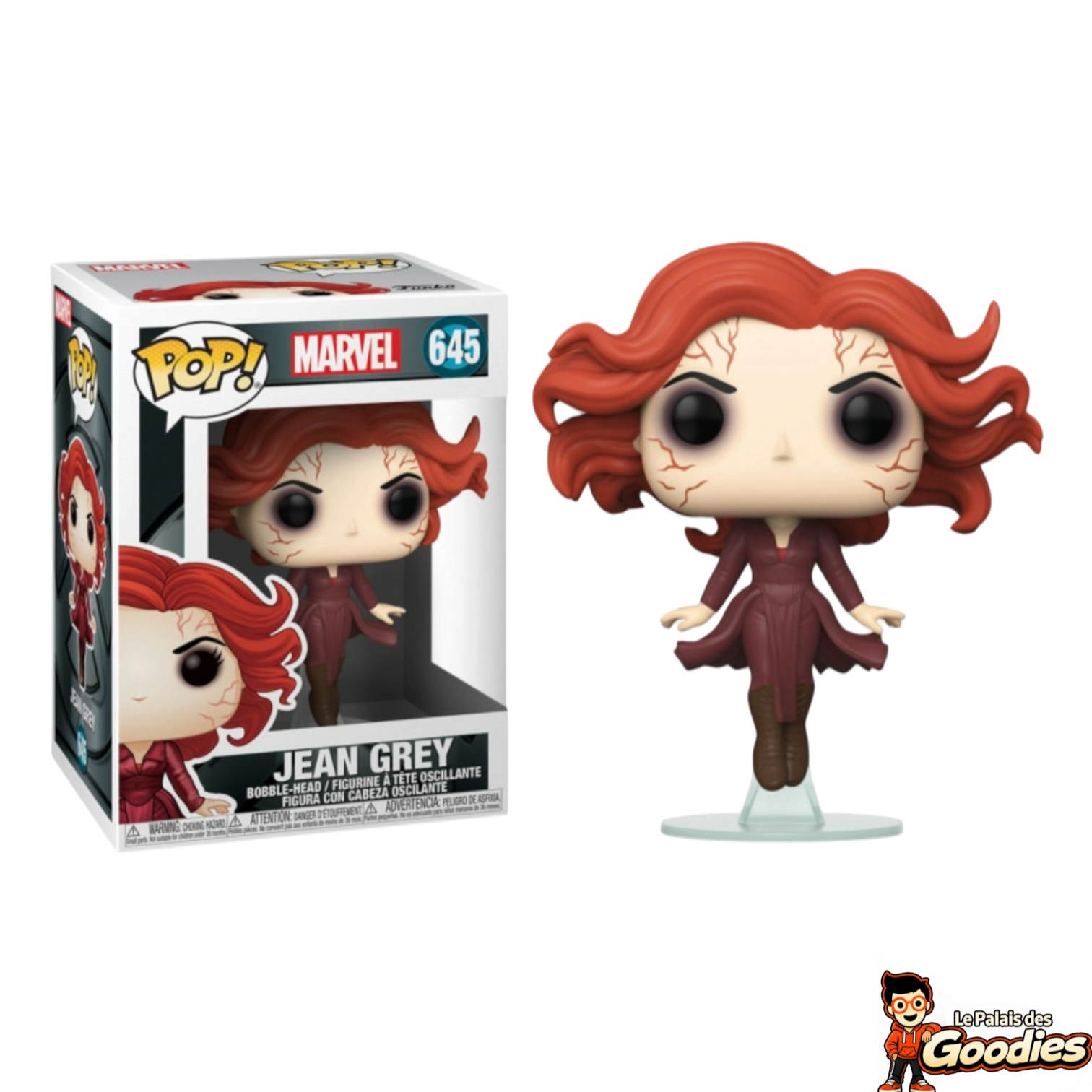 Marvel - Funko Pop Bobble Head N°645 : Jean Grey