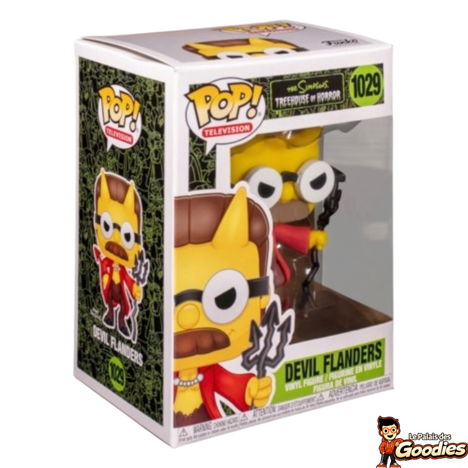 The Simpsons - Bobble Head Funko Pop N°1029 : Devil Flanders