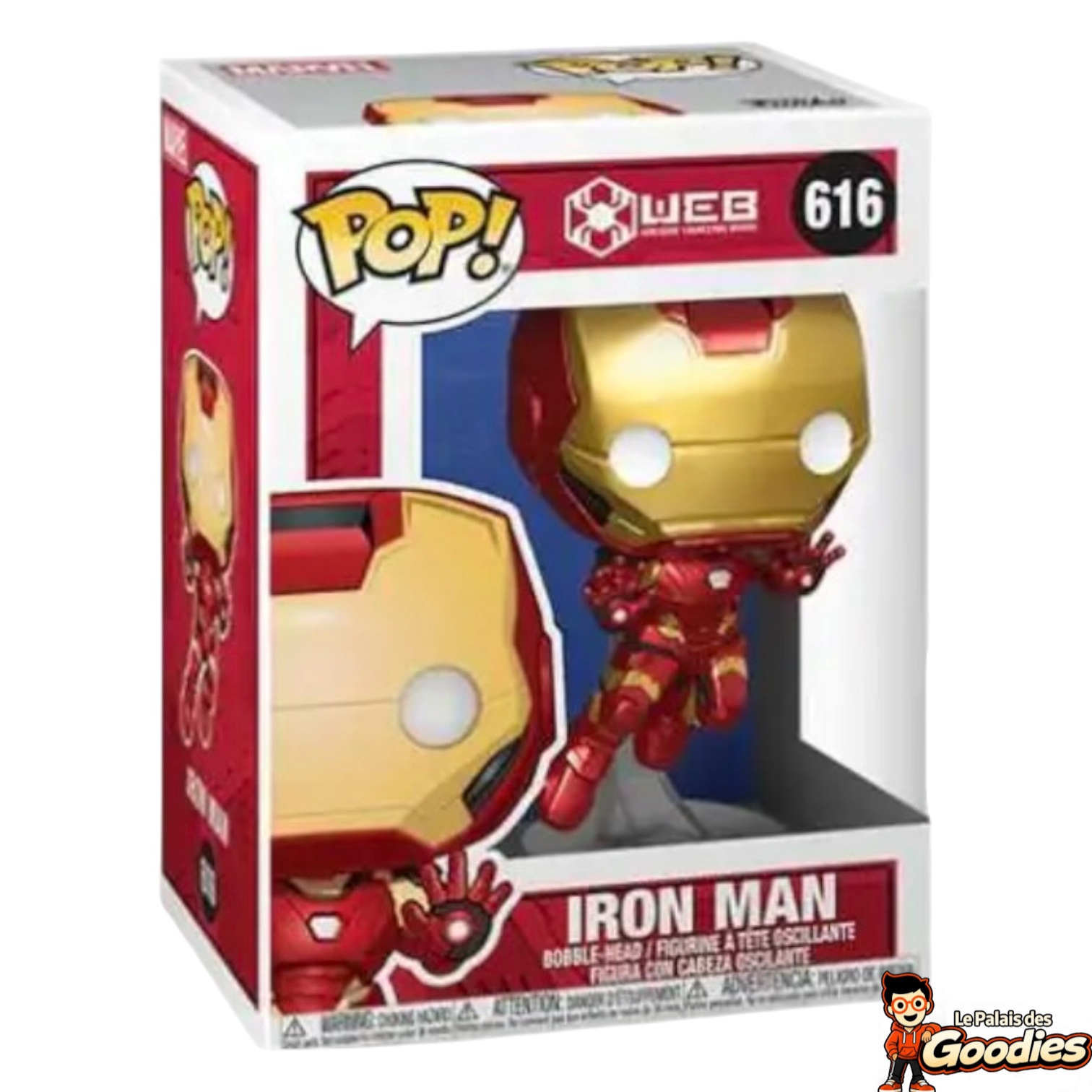 Funko - Marvel : Pop n°616 Iron Man W.E.B.