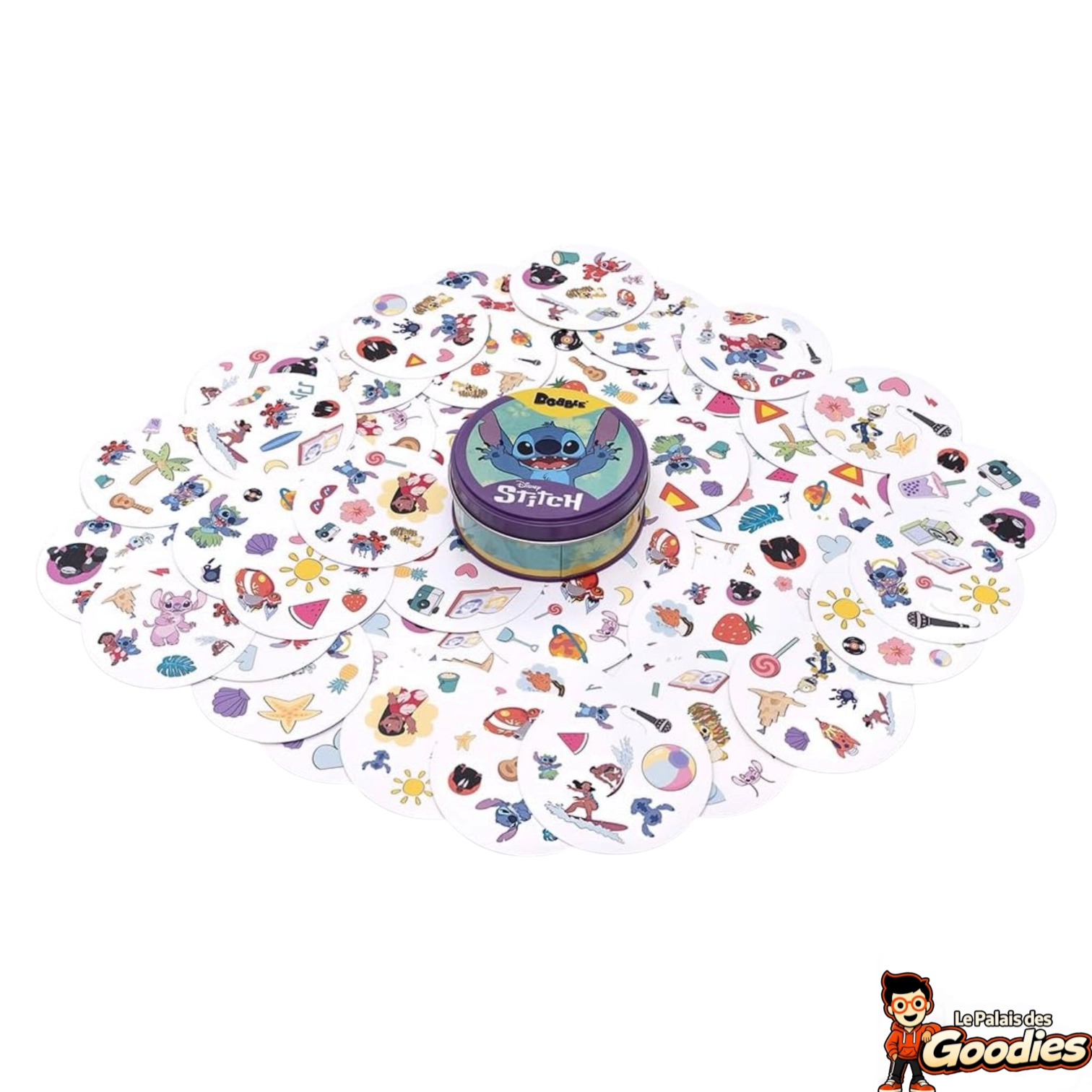 Dobble - Lilo et Stitch : Jeu de société Stitch