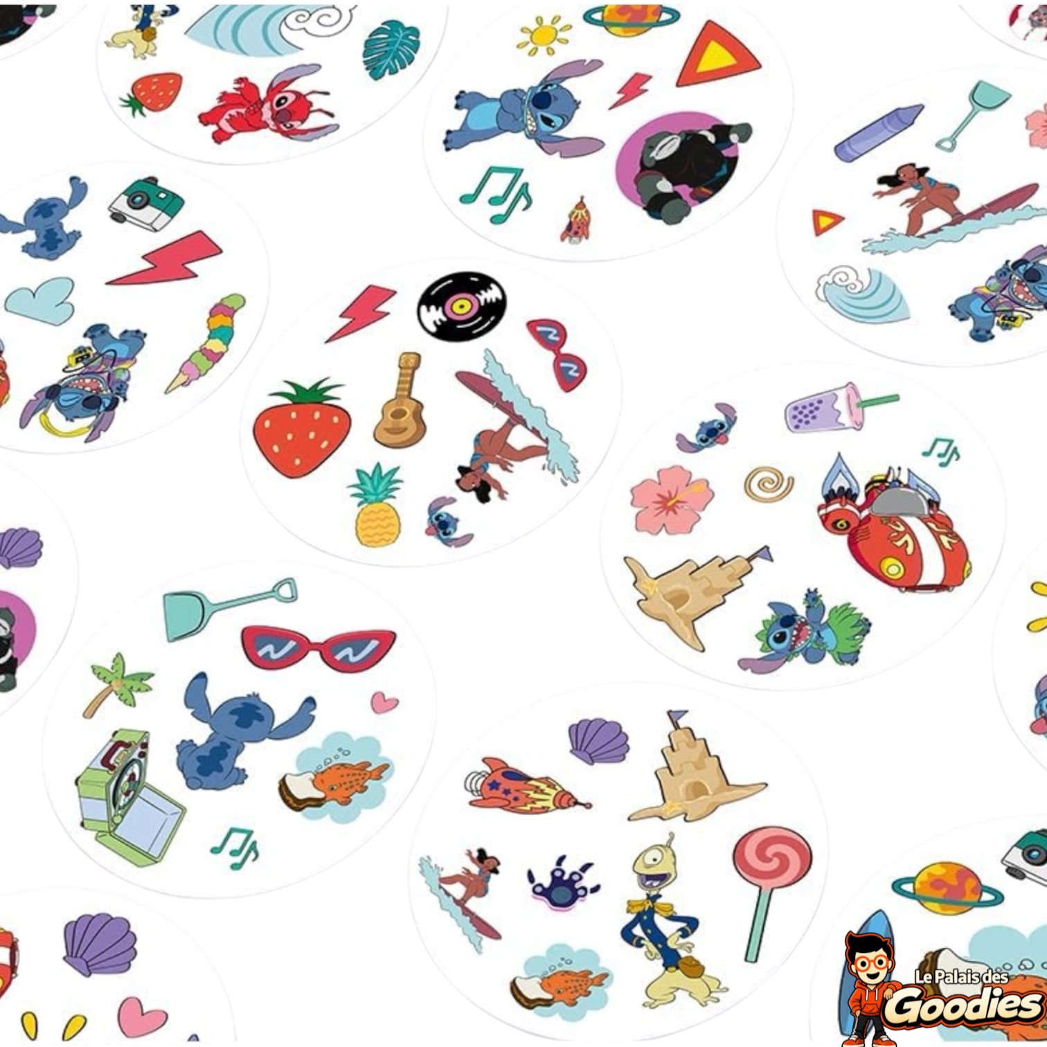 Dobble - Lilo et Stitch : Jeu de société Stitch