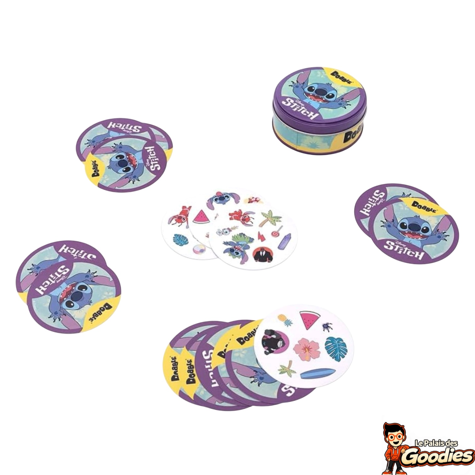 Dobble - Lilo et Stitch : Jeu de société Stitch
