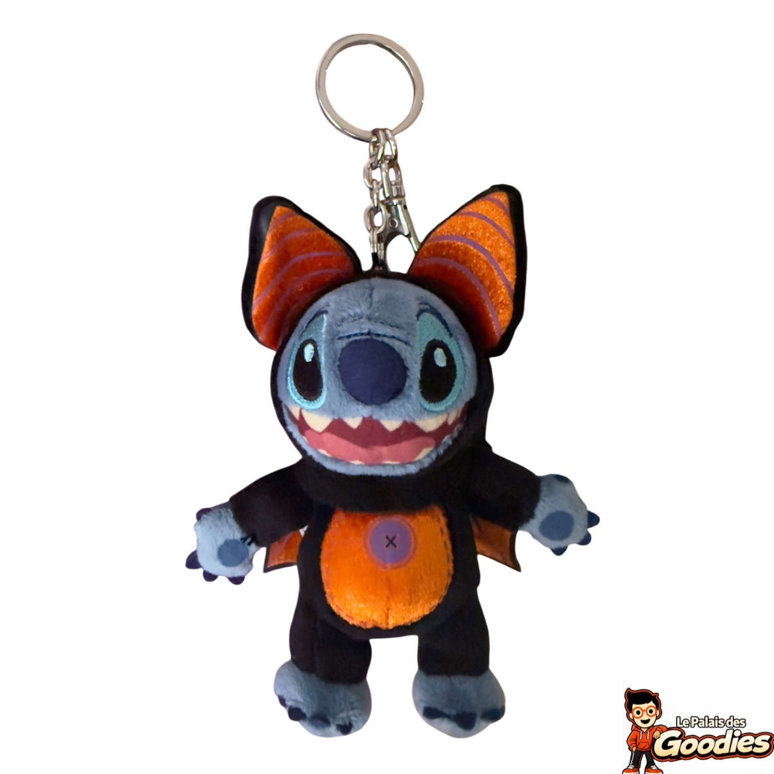 Disney - Lilo et Stitch : Porte-clé peluche Stitch "chauve-souris"
