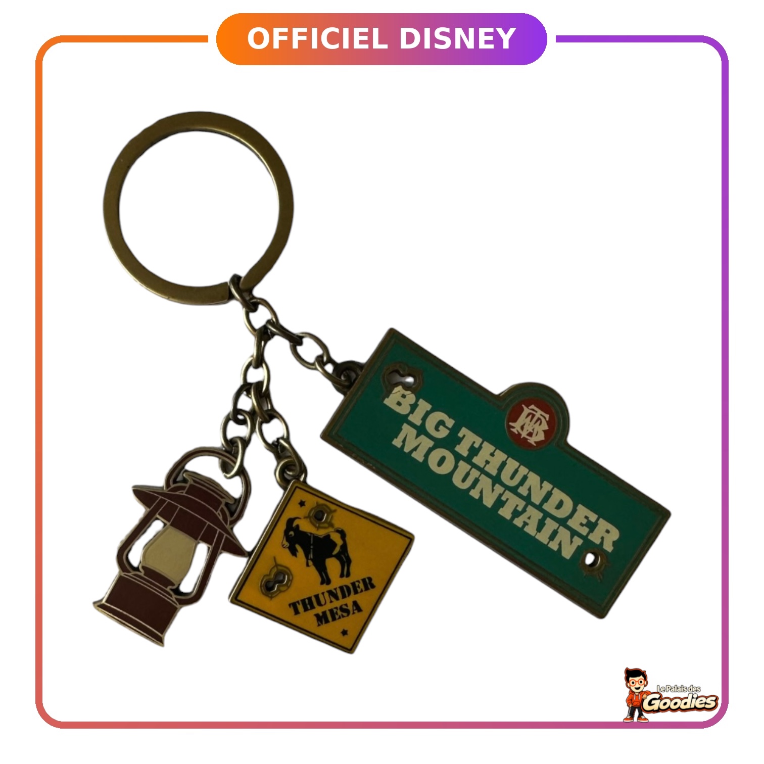 Disney - Big Thunder Mountain : Porte-clé breloque