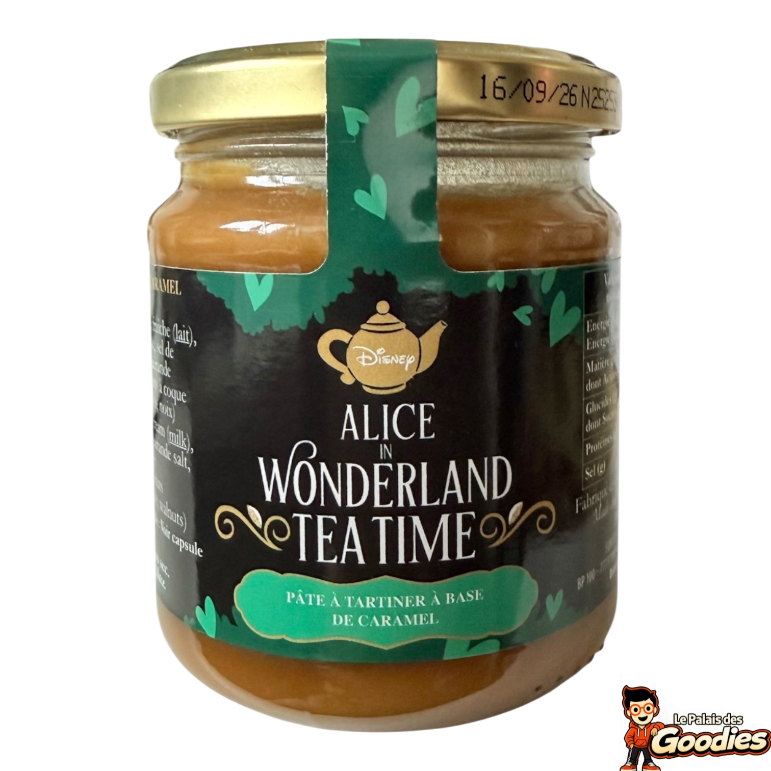 Disney - Alice aux pays des merveilles : Pâte à tartiner à base de caramel