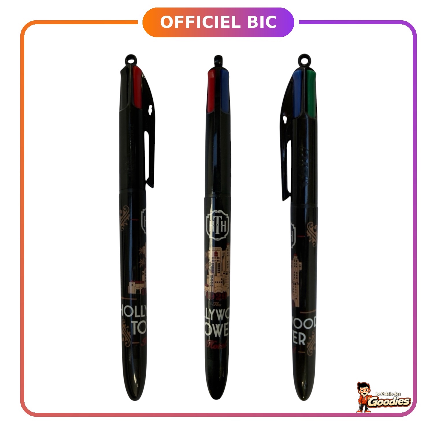 Disney - The Hollywood Tower Hotel : Stylo BIC 4 couleurs