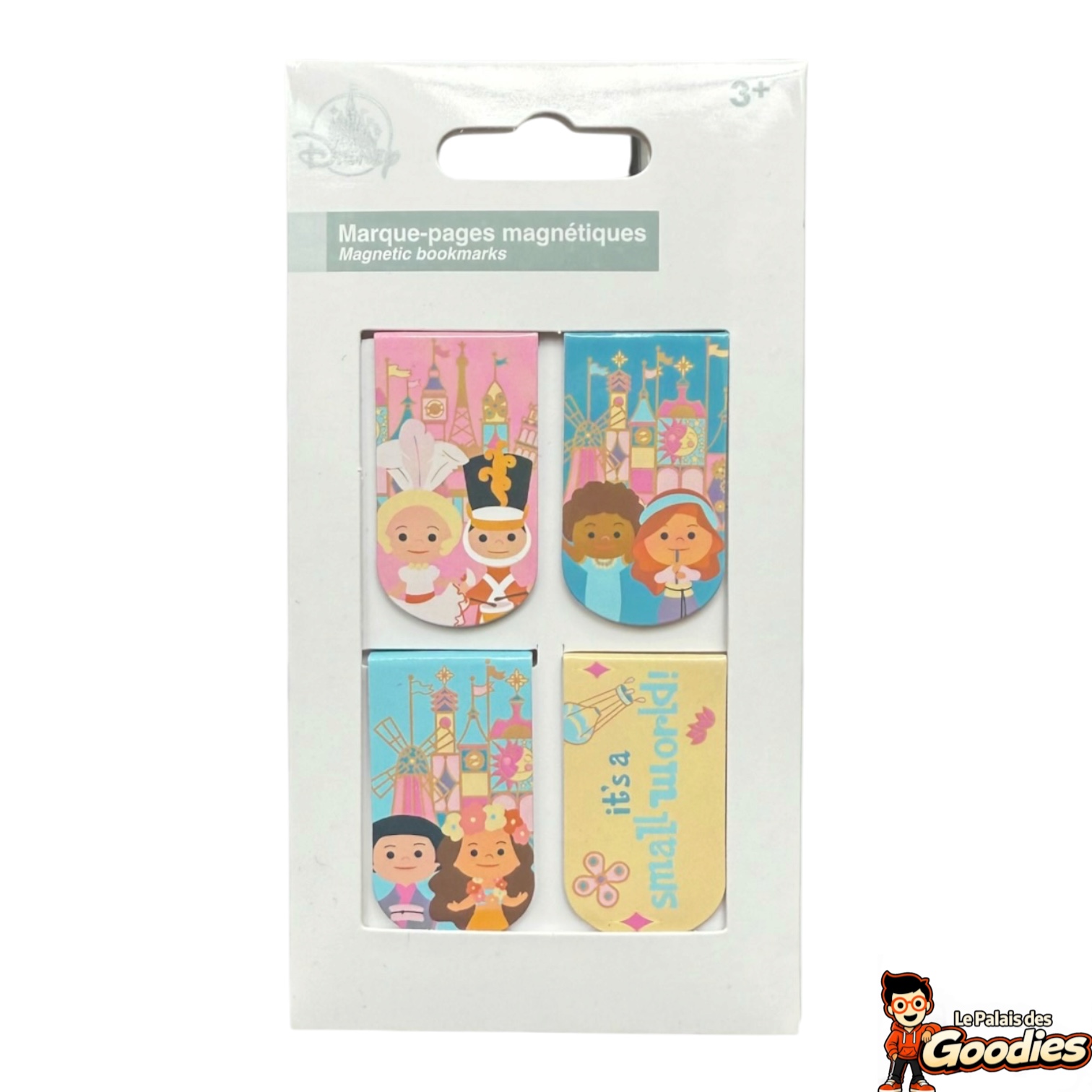 Disney - Its a small world : Set de 4 marque-pages magnétiques
