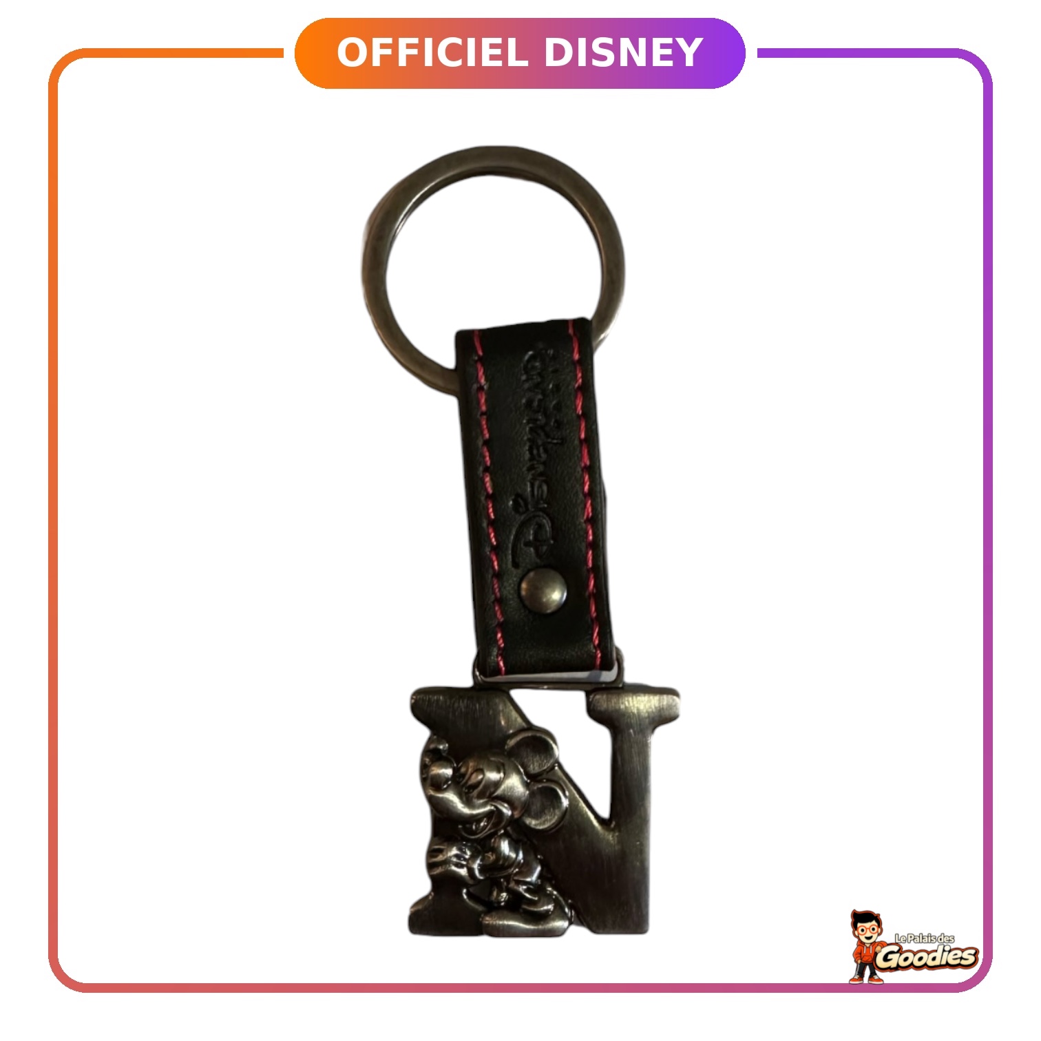 Disney - Mickey Mouse : Porte-clé lettre "N"