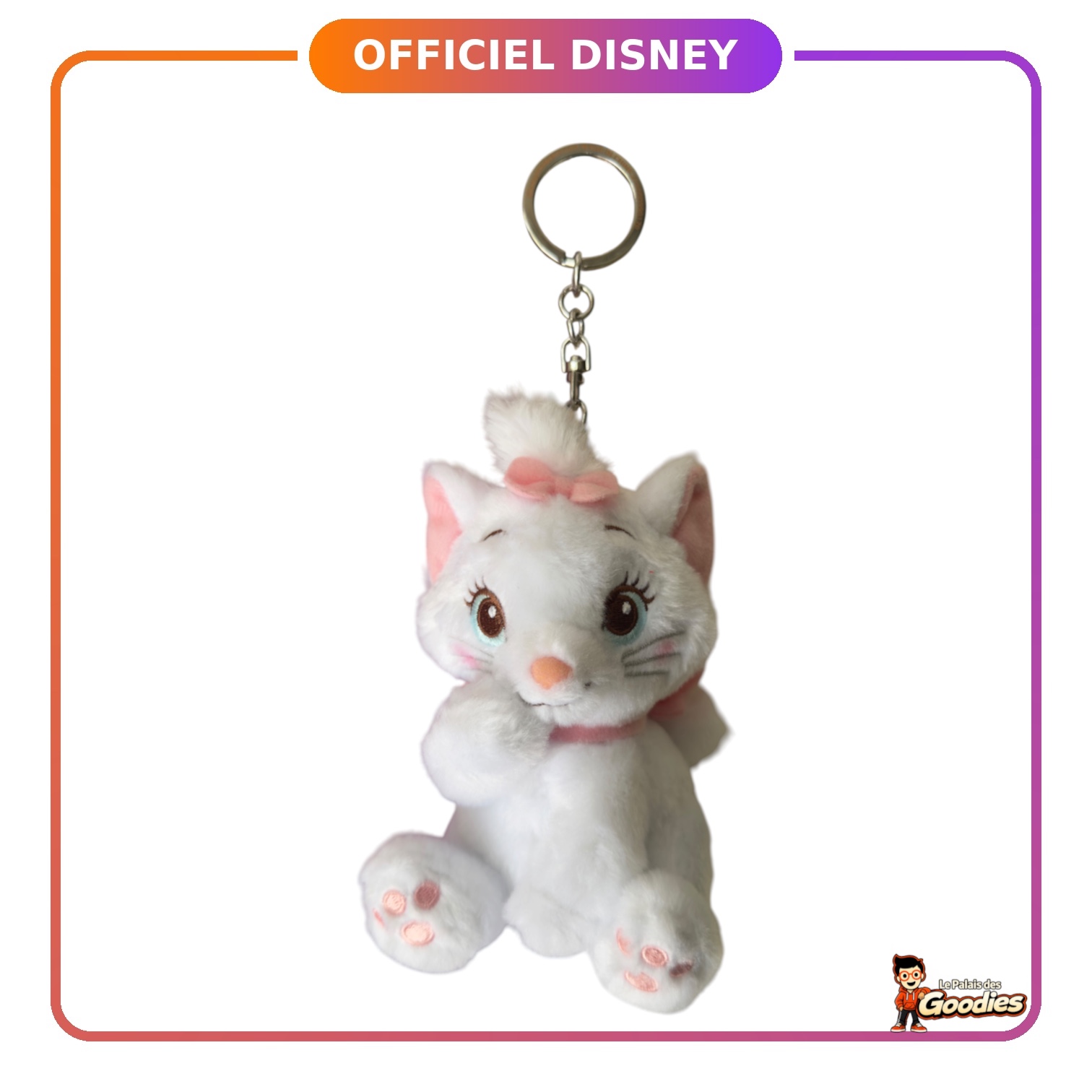 Disney - Les Aristochats : Porte-clés peluche Marie