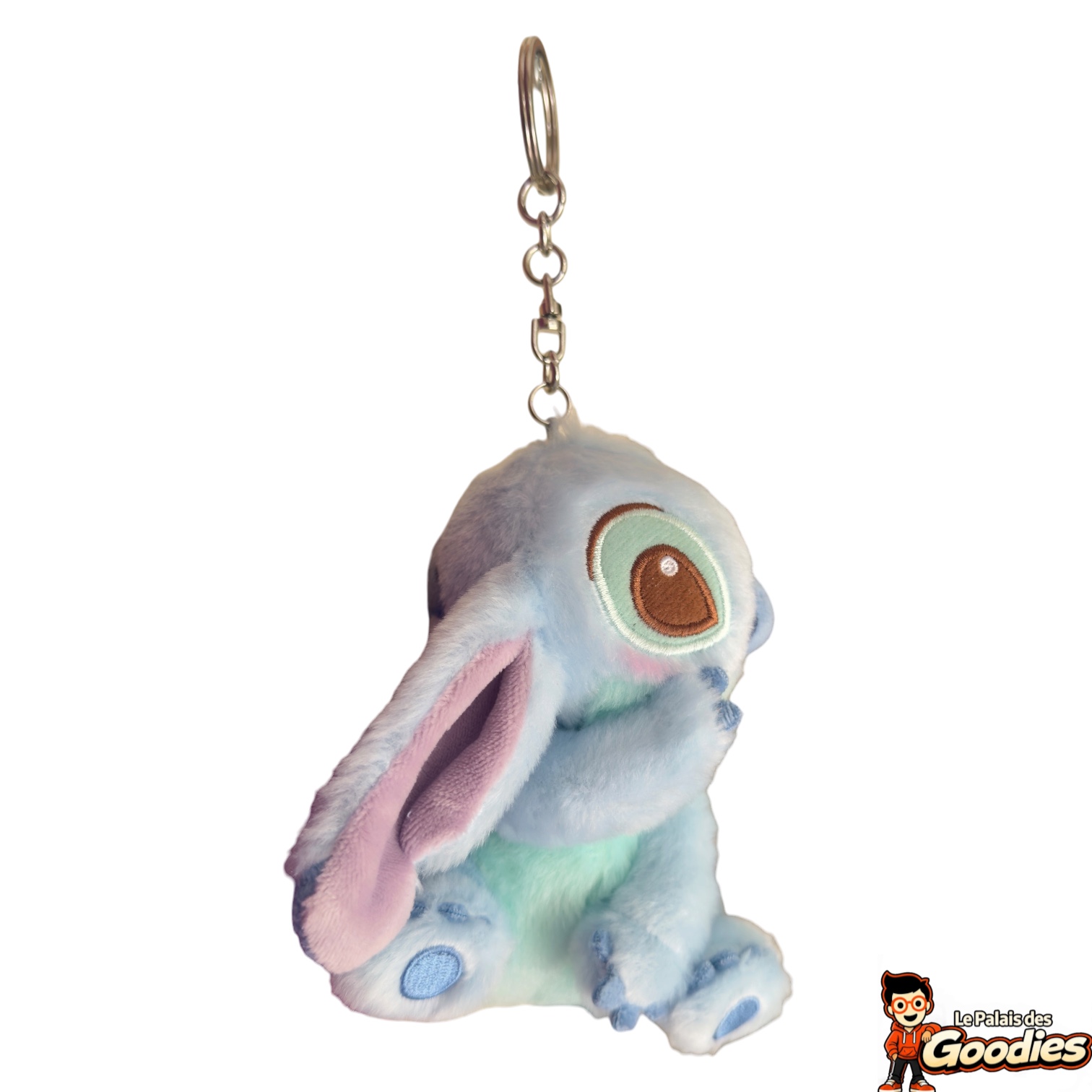 Disney - Lilo et Stitch : Porte-clés peluche Stitch pastel