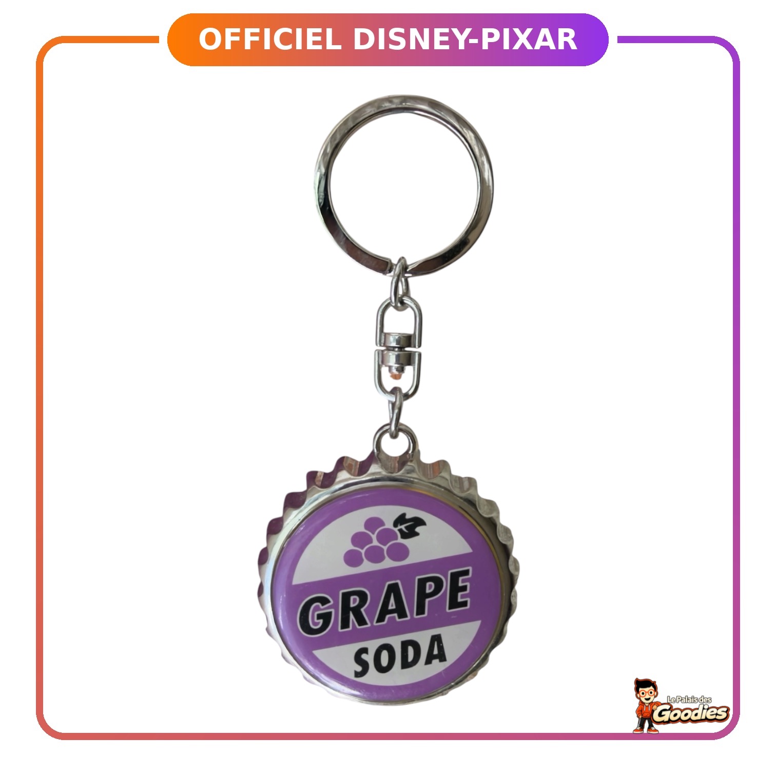 Disney/Pixar - Là-Haut : Porte-clé décapsuleur Grape Soda
