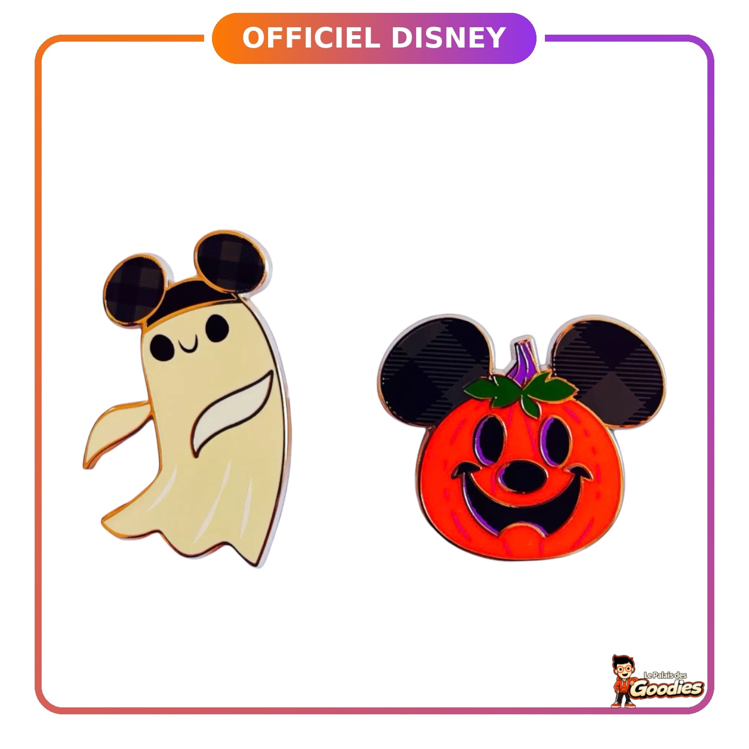 Disney - Mickey Mouse : Pin's Fantôme et Citrouille OE