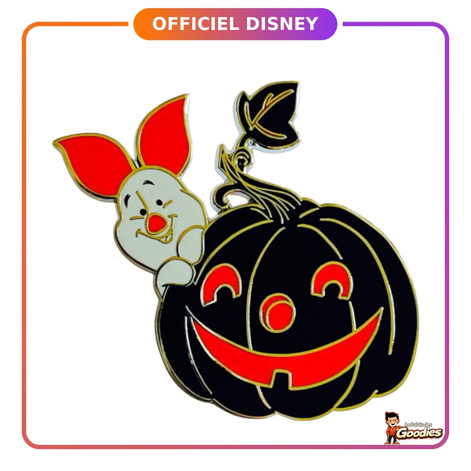 Disney - Winnie l'Ourson : Pin's Porcinet citrouille OE