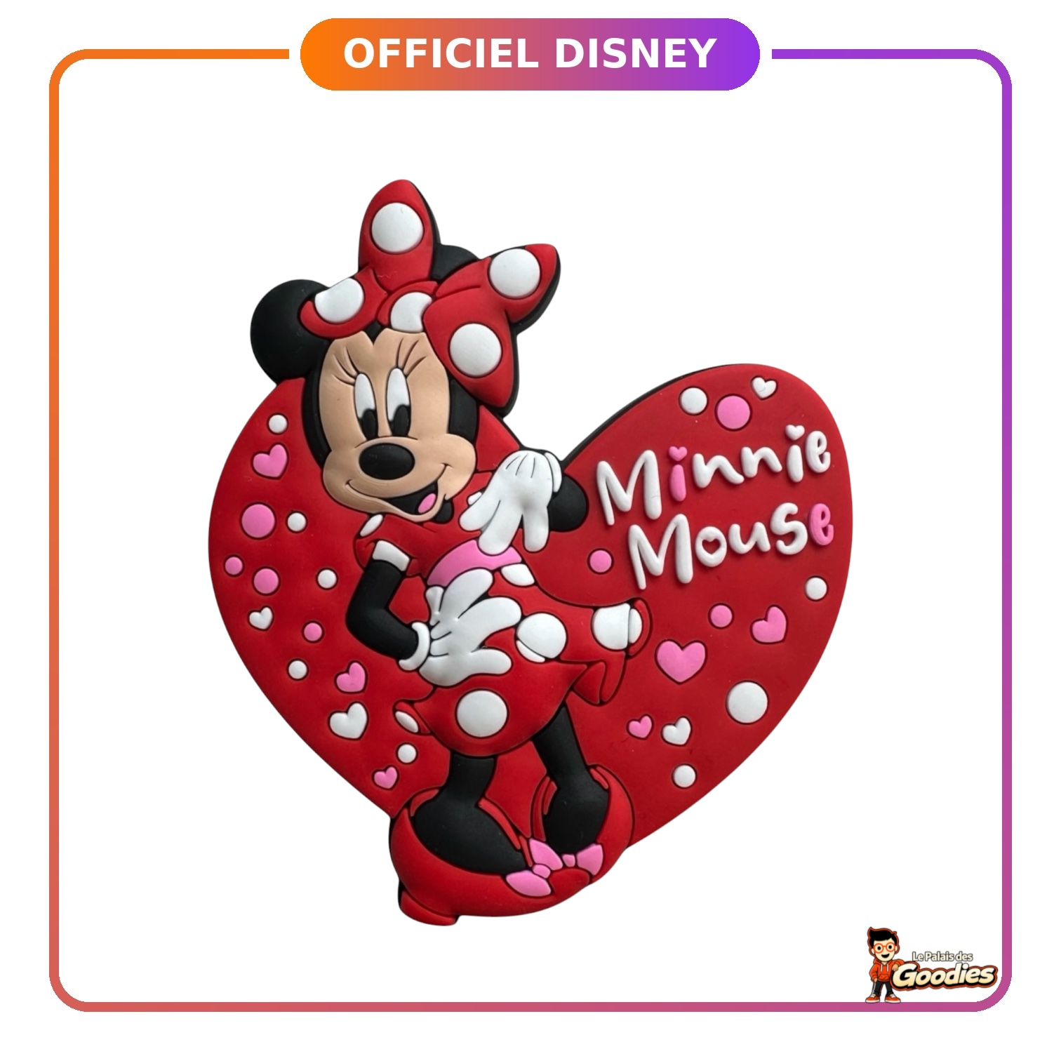 Disney - Minnie Mouse : Magnet coeurs