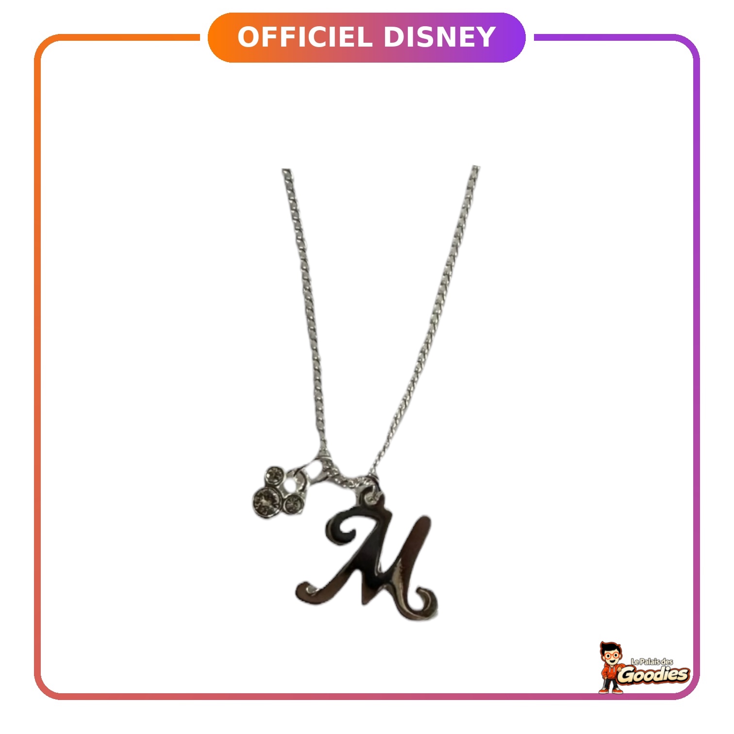 Disney - Mickey Mouse : Collier lettre "M"