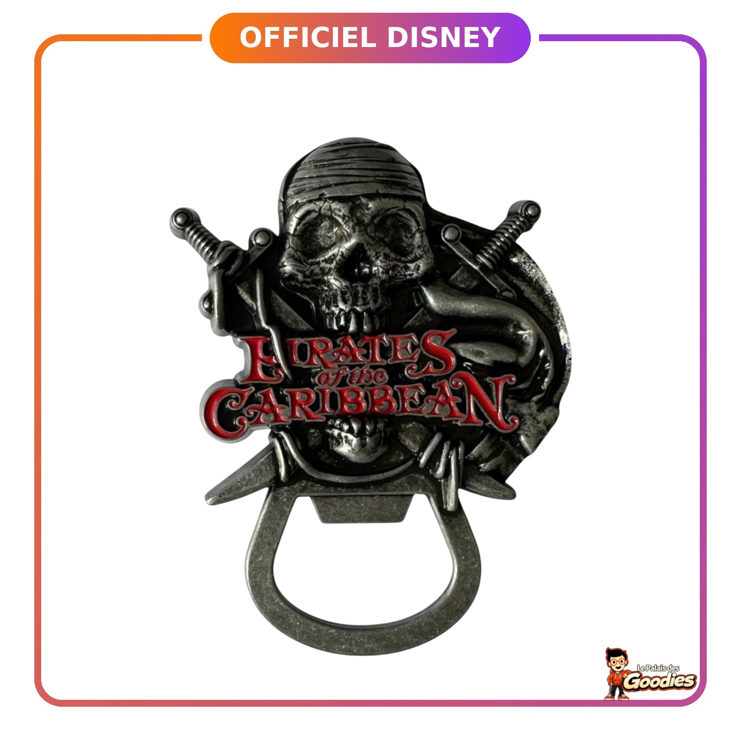 Disney - Pirates des Caraïbes : Magnet décapsuleur logo