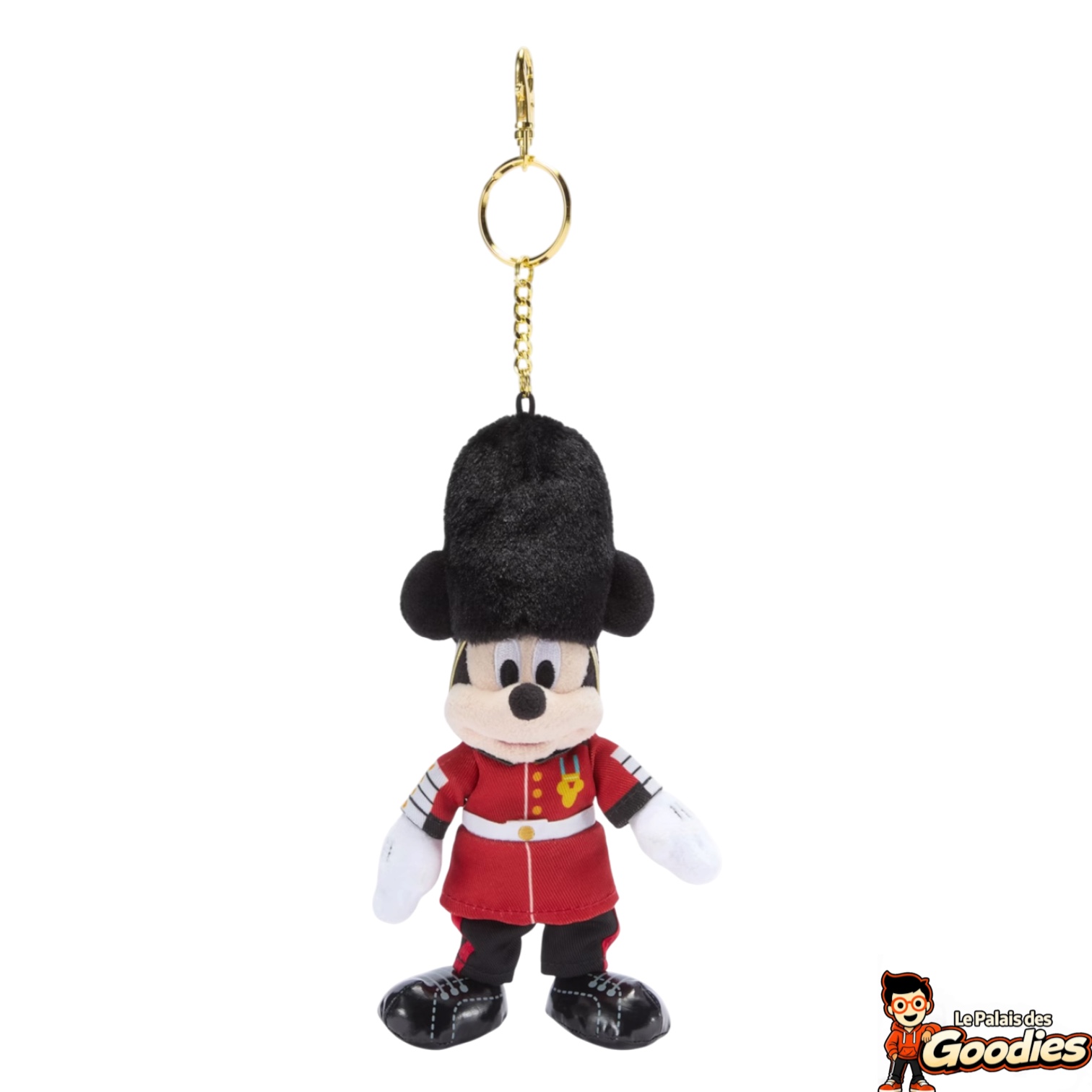 Disney - Mickey Mouse : Porte-clé peluche garde royal de Londres