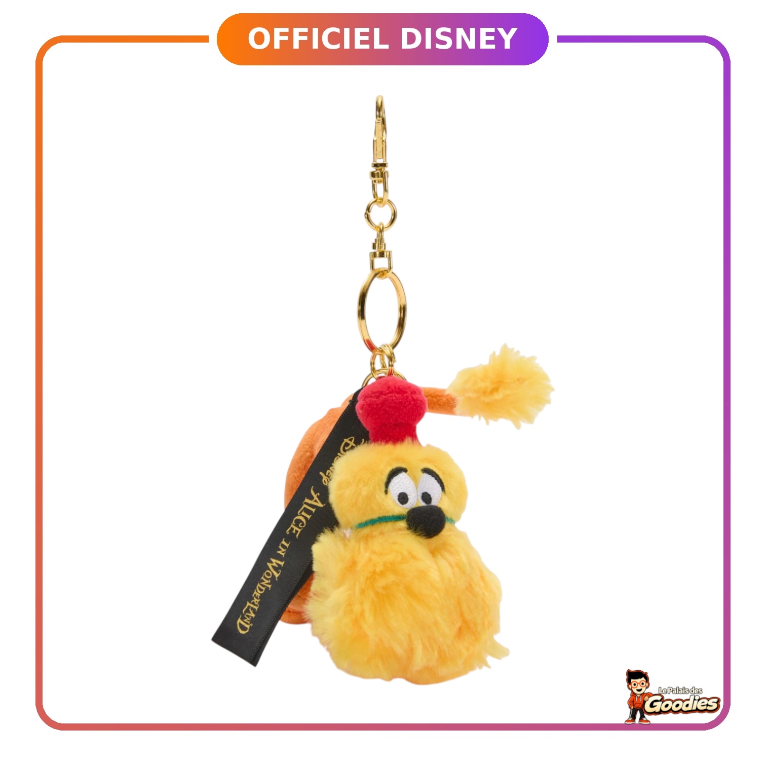 Disney - Alice au pays des merveilles : Porte-clé peluche chien-balai