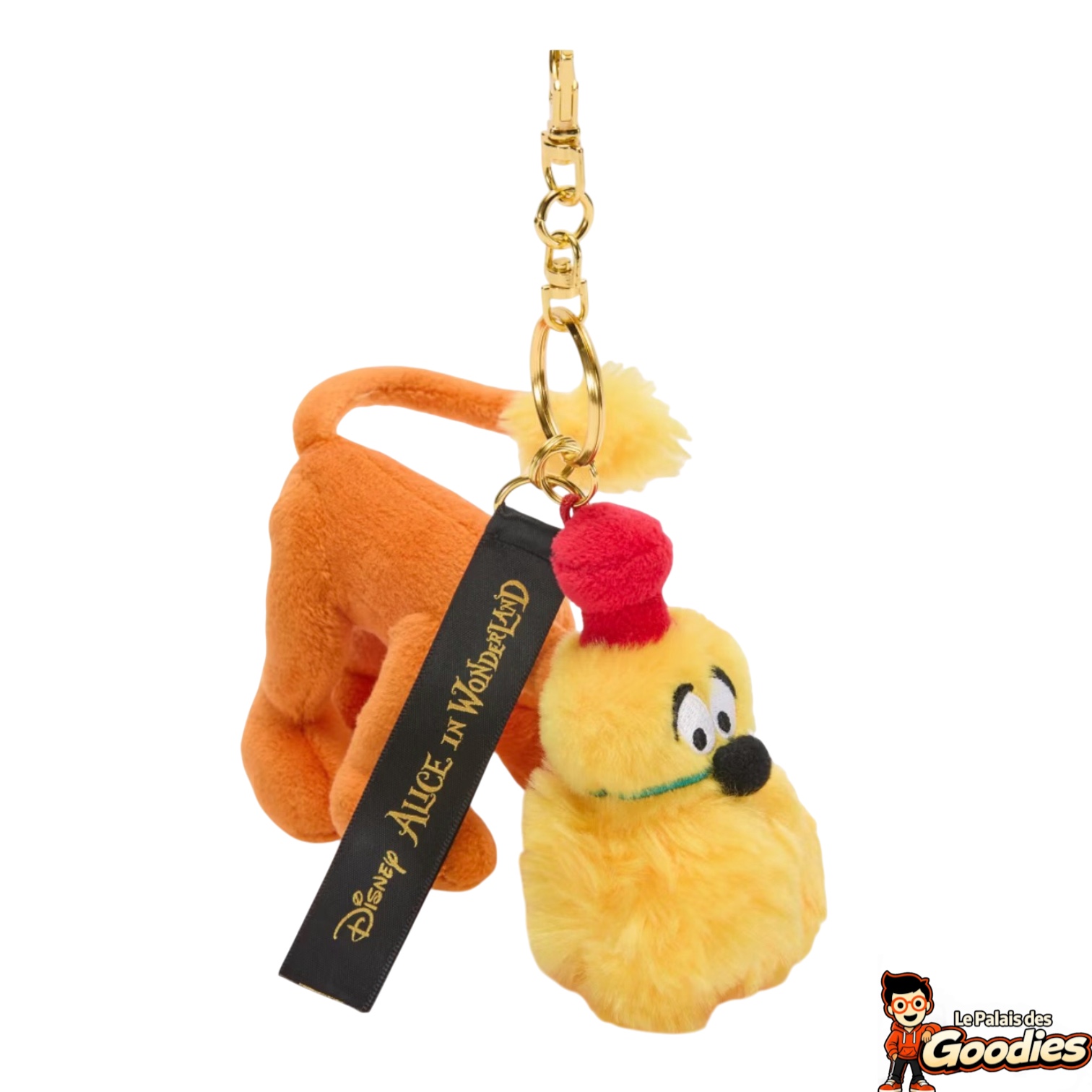 Disney - Alice au pays des merveilles : Porte-clé peluche chien-balai