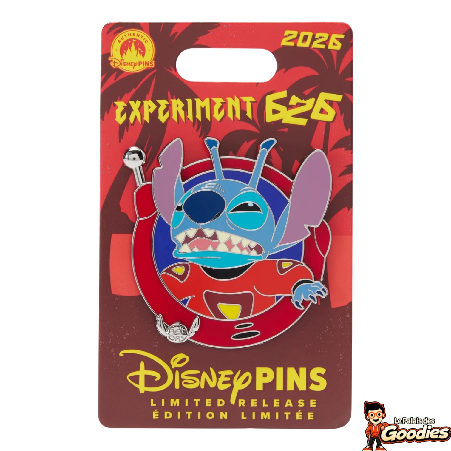 Disney - Lilo et Stitch : Pins Stitch 626 Day 2026 édition limitée