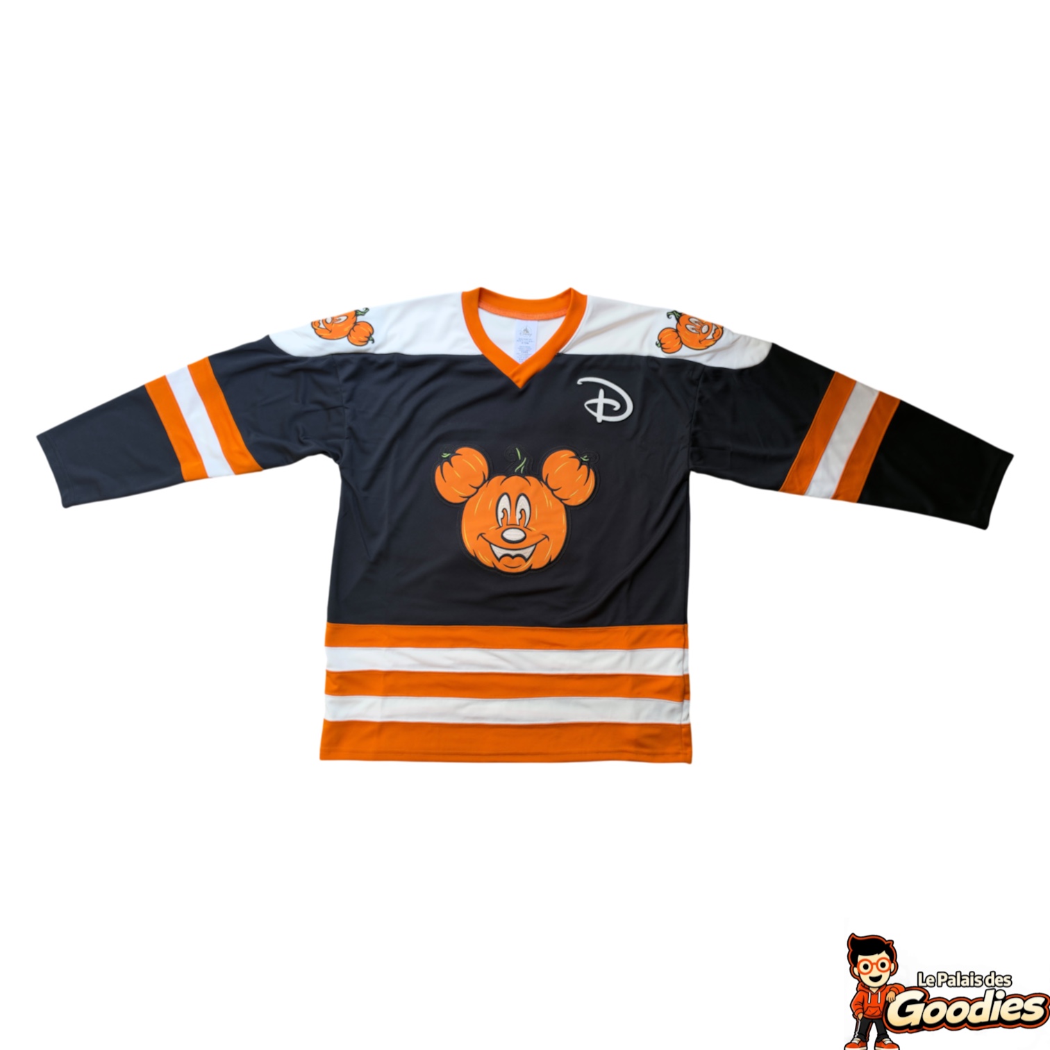 Disney - Mickey Mouse : Maillot de hockey Halloween citrouille