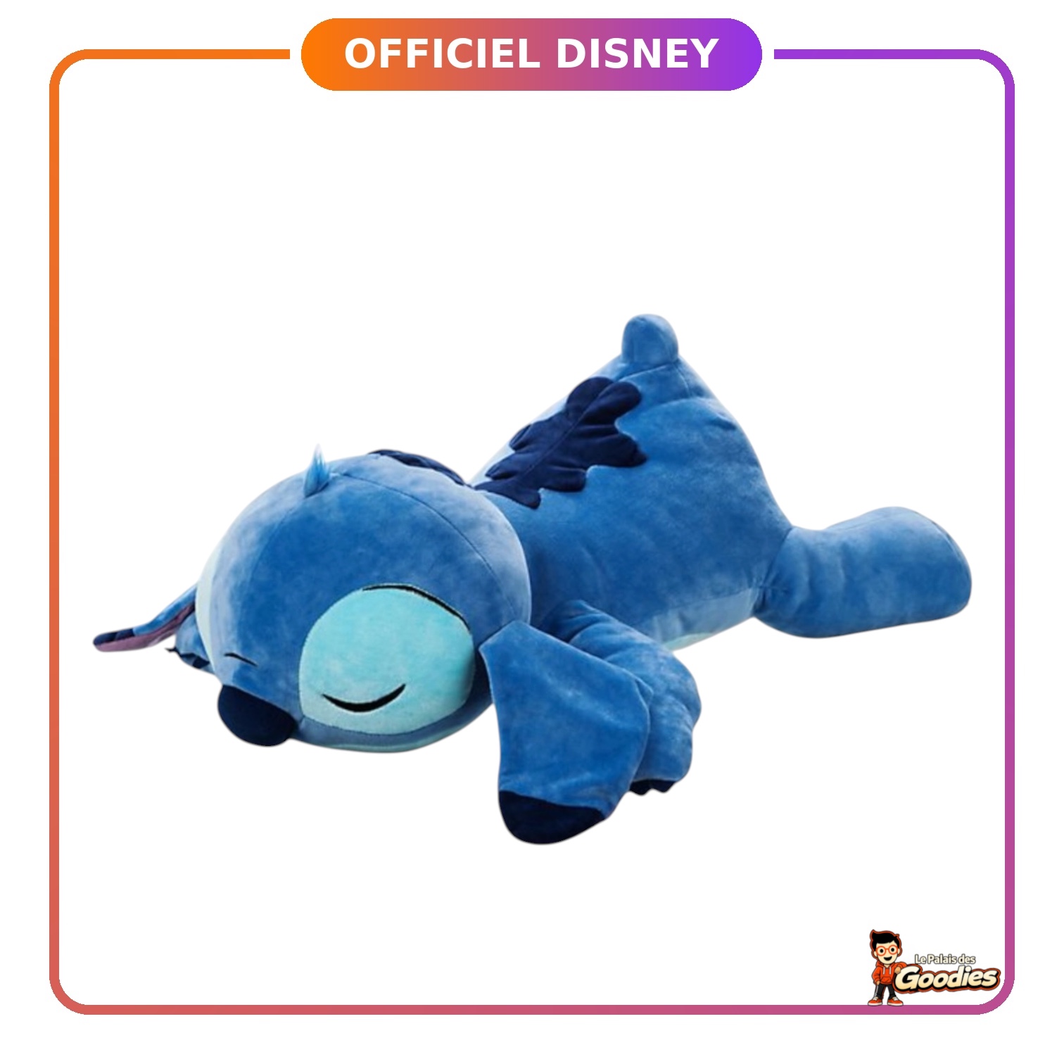 Disney - Lilo et Stitch : Grande peluche Stitch endormi (Édition Cuddleez)