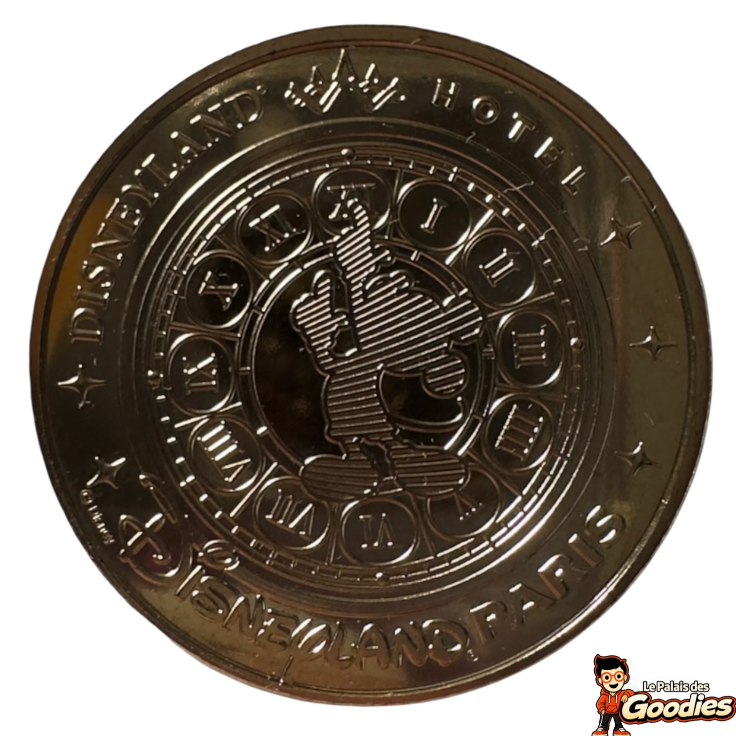Disney - Mickey Mouse : Médaille Monnaie de Paris horloge du Disneyland Hotel