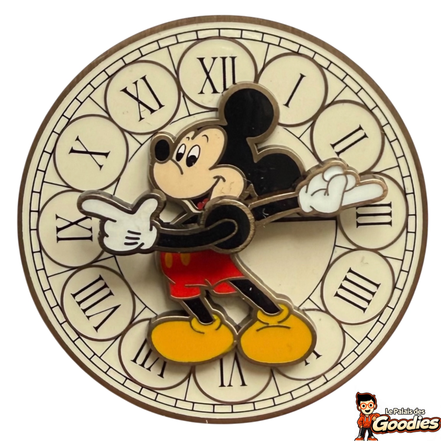 Disney - Mickey Mouse : Pins horloge Disneyland Hotel à aiguilles mobiles (OE)