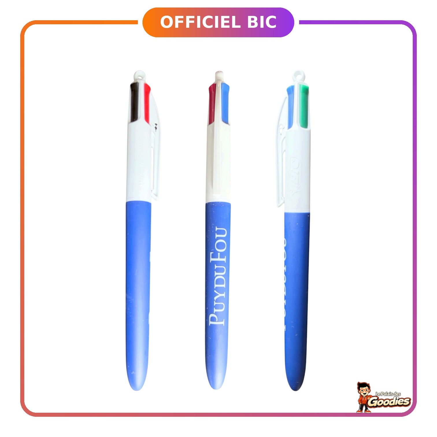 BIC - Puy du Fou : Stylo 4 couleurs bleu