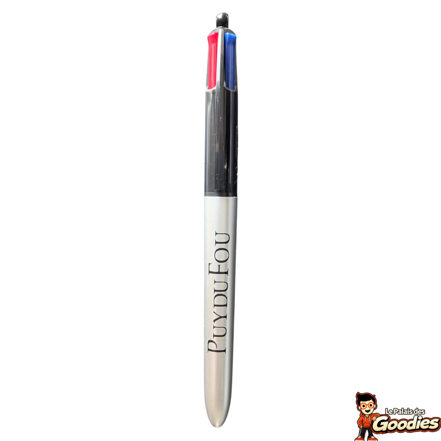 BIC - Puy du Fou : Stylo 4 couleurs argenté