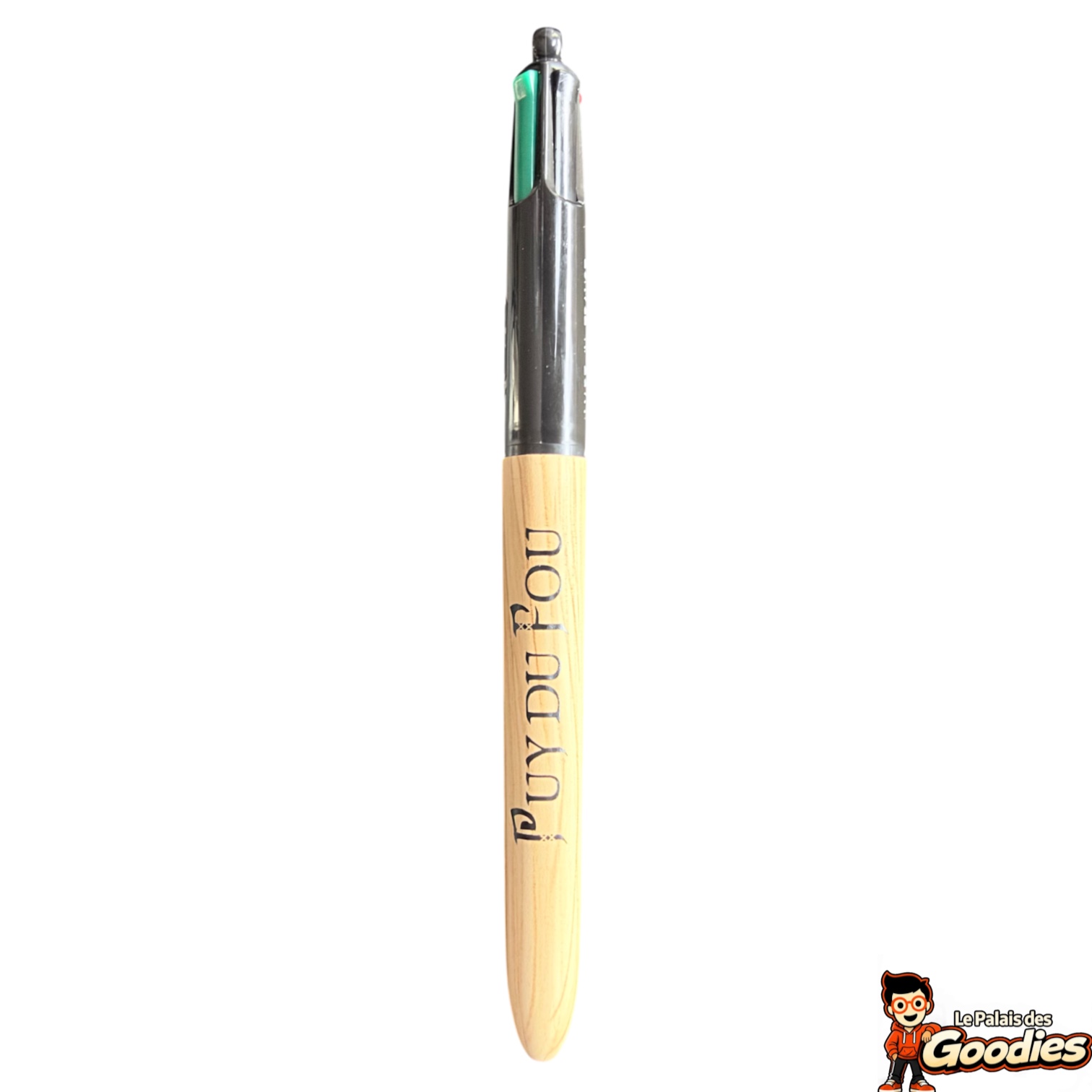 BIC - Puy du Fou : Stylo 4 couleurs effet bois clair