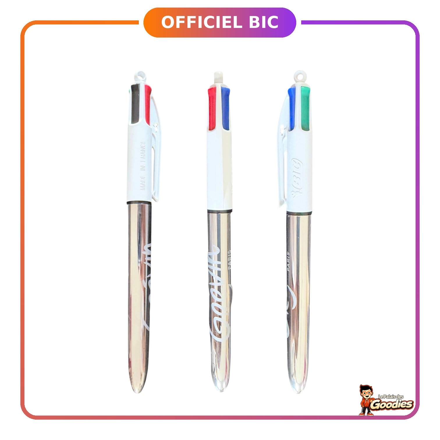 BIC - Opéra national de Paris : Stylo 4 couleurs argent Garnier
