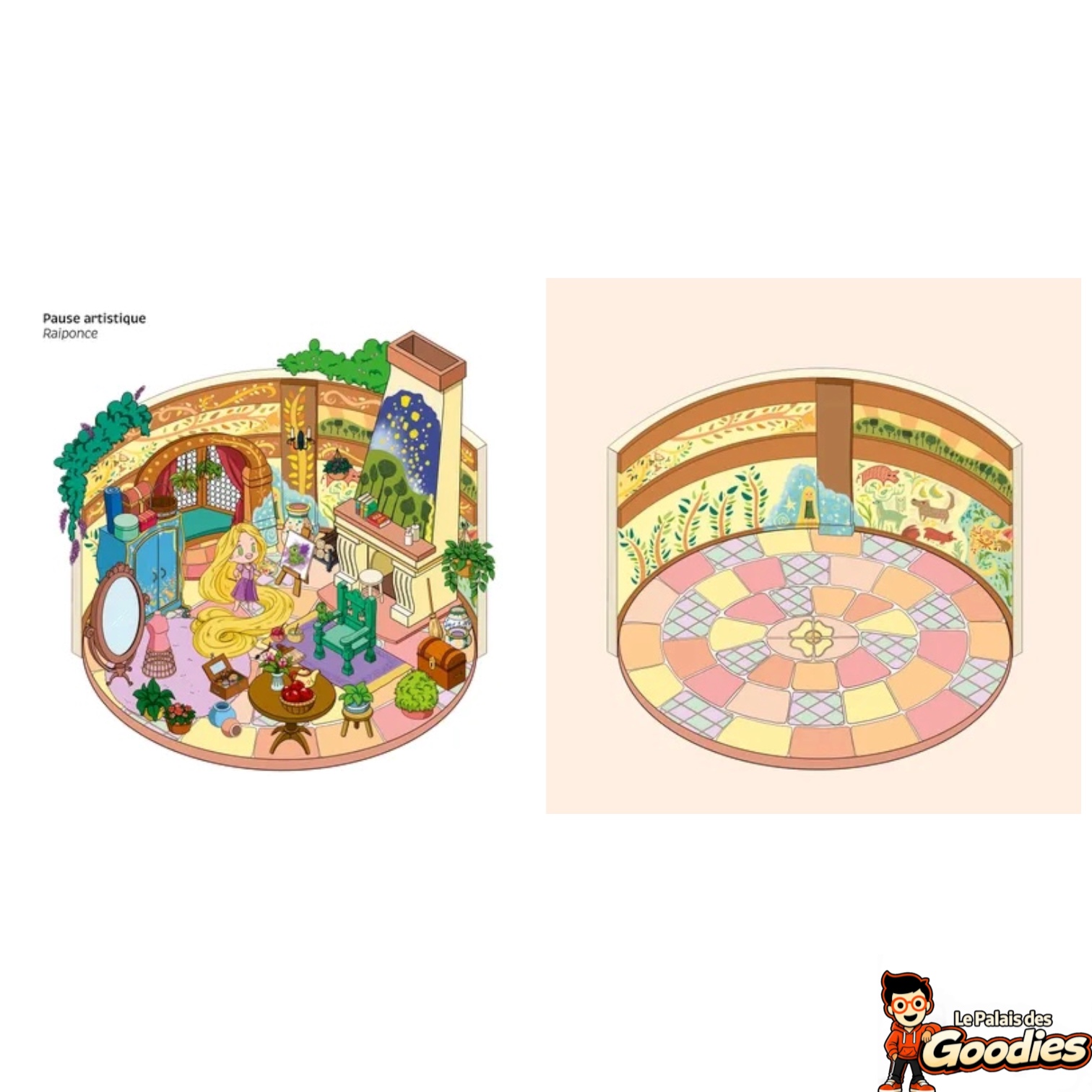 Hachette Heroes - Disney : Cozy Stickers Vie de princesse avec pince