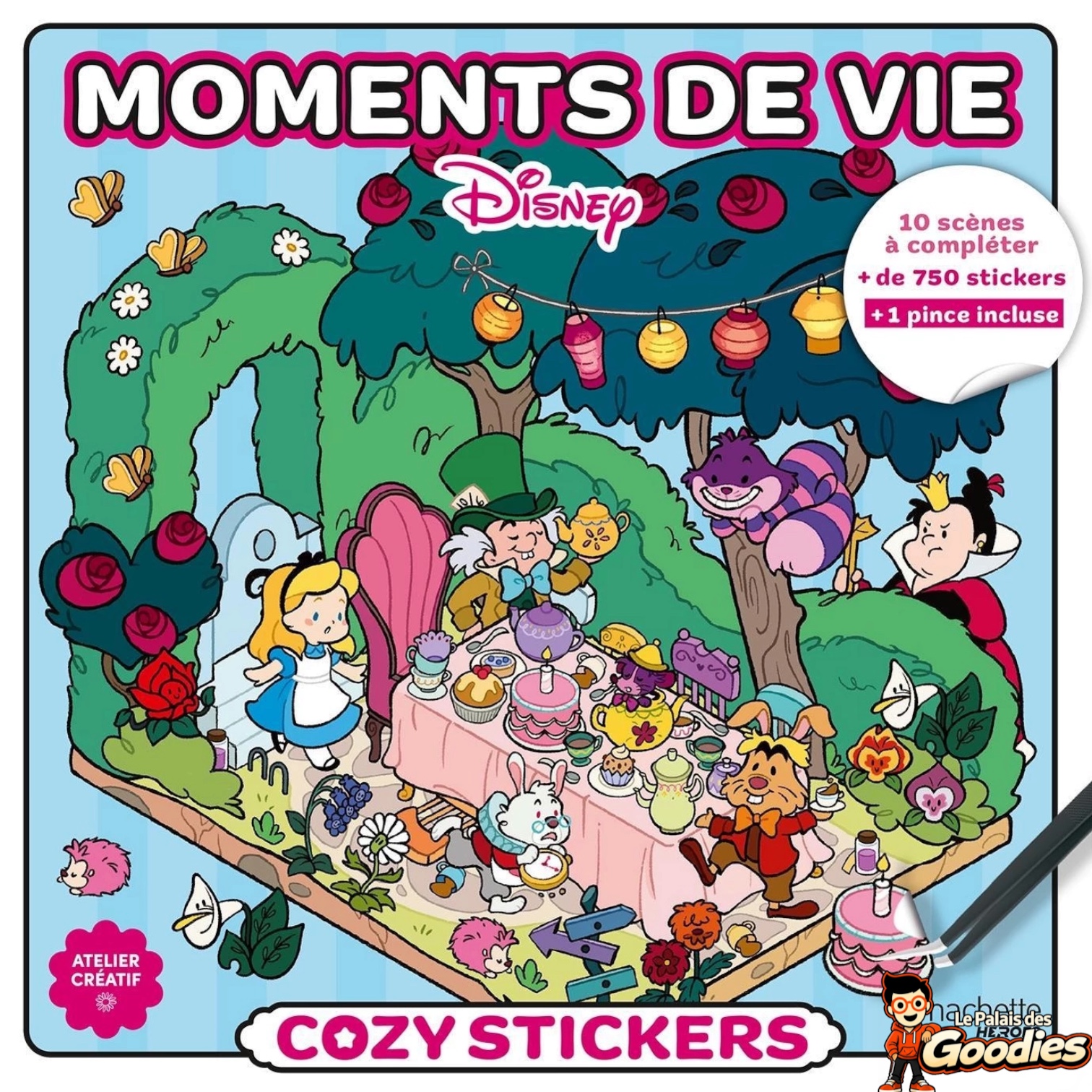 Hachette Heroes - Disney : Cozy Stickers Moments de vie avec pince