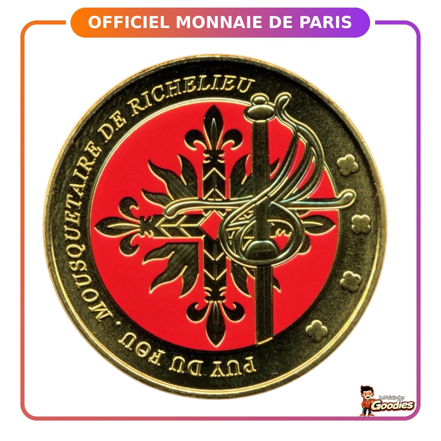 Monnaie de Paris - Puy du Fou : Médaille Mousquetaire de Richelieu