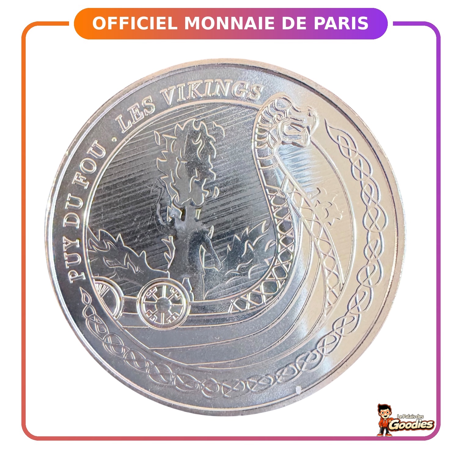 Monnaie de Paris - Puy du Fou : Médaille Les Vikings