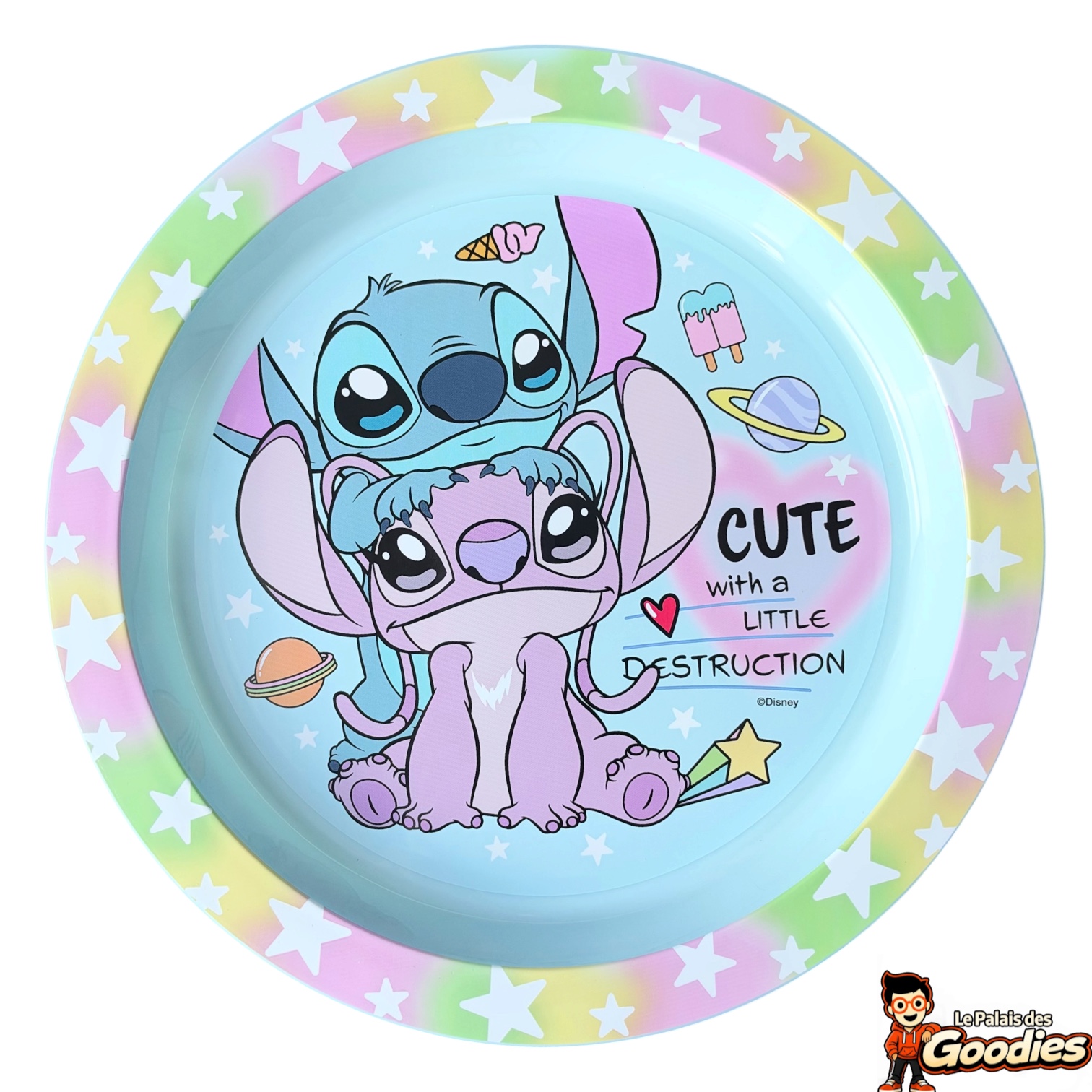 Disney - Lilo et Stitch : Set repas enfant 6 pièces Stitch et Angel