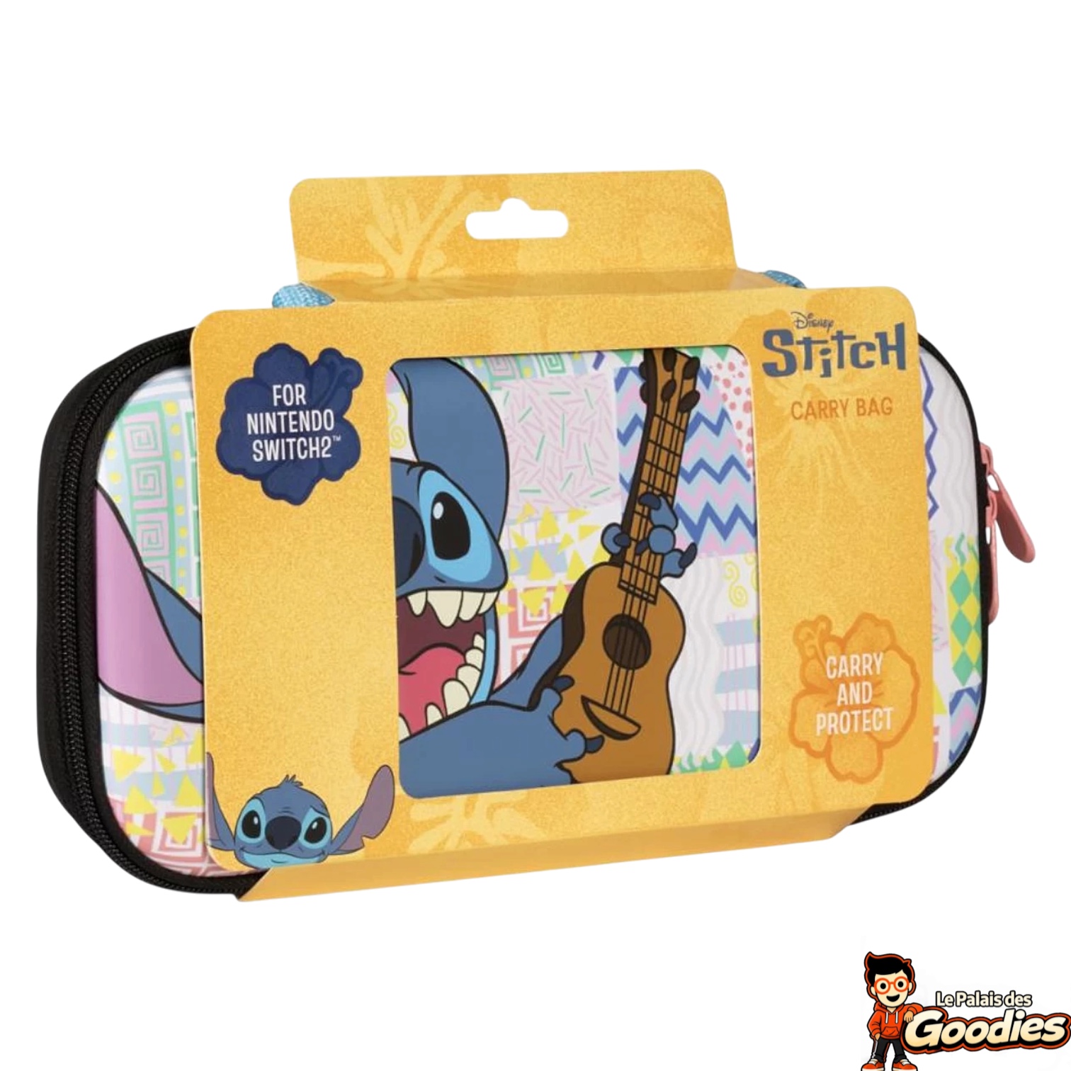 Disney - Lilo et Stitch : Pochette de transport Nintendo Switch 2 Stitch