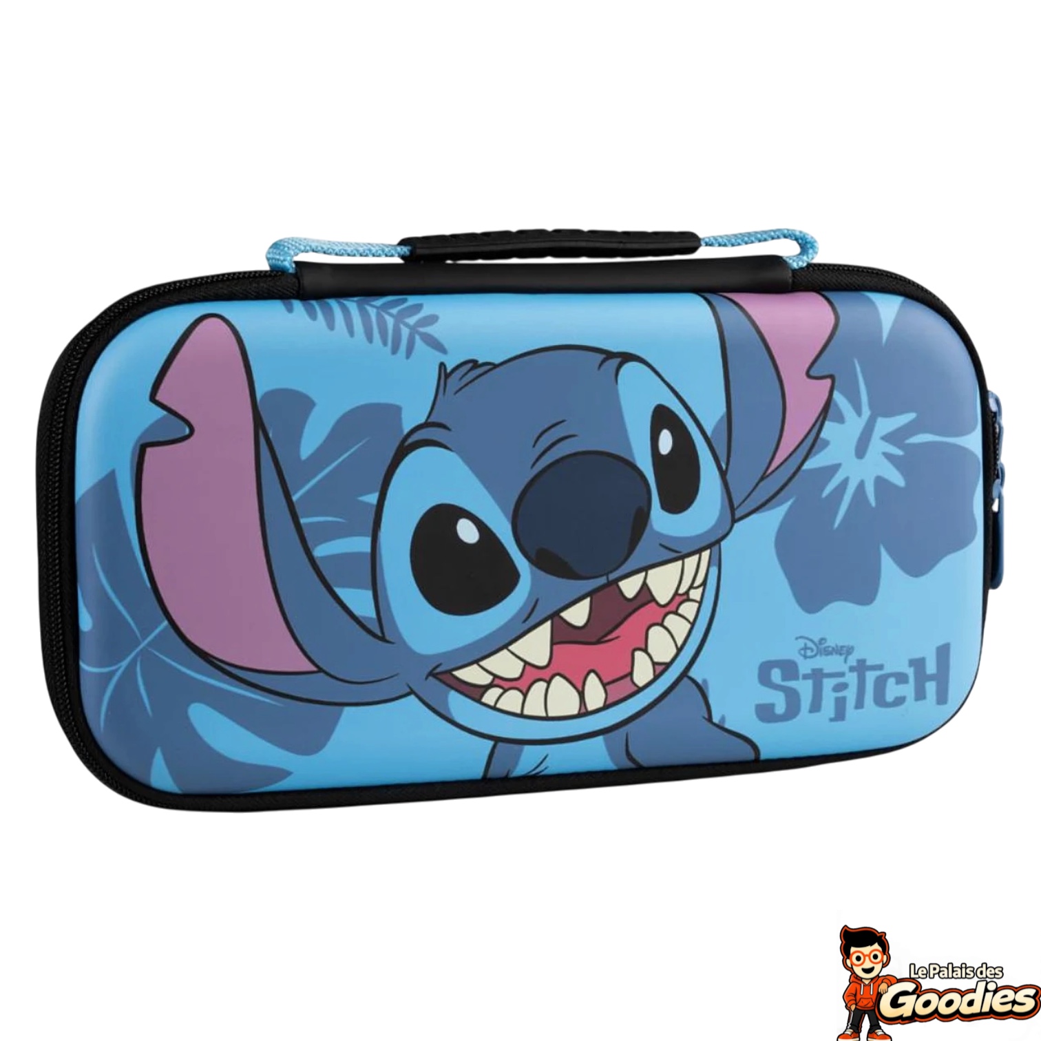 Disney - Lilo et Stitch : Pochette de transport Nintendo Switch 2 Stitch bleue