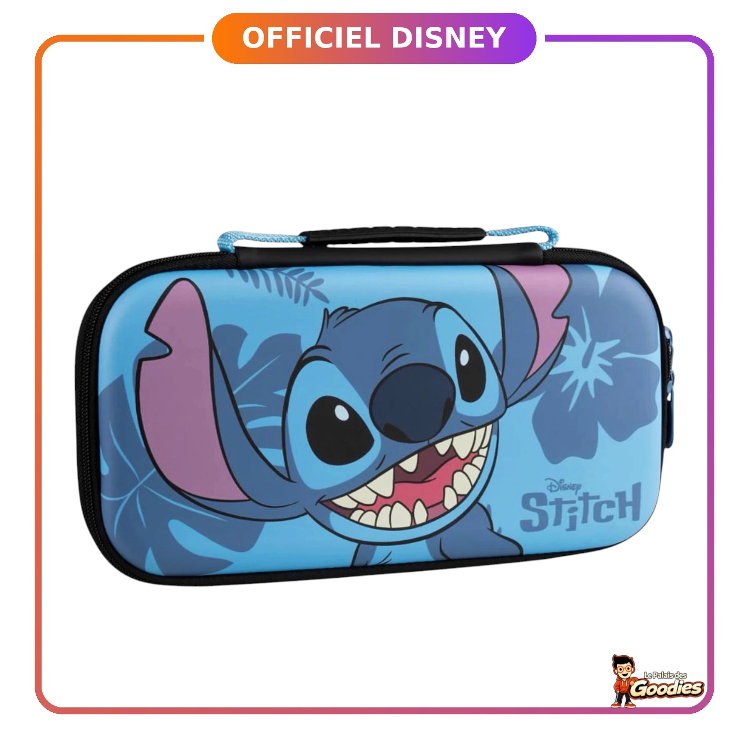 Disney - Lilo et Stitch : Pochette de transport Nintendo Switch 2 Stitch bleue
