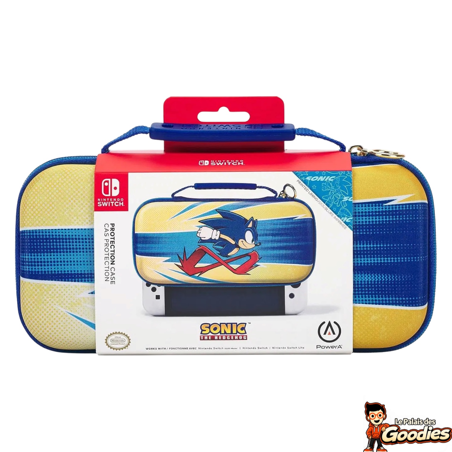 PowerA - Sonic the Hedgehog : Pochette de protection Nintendo Switch Sonic Peel Out