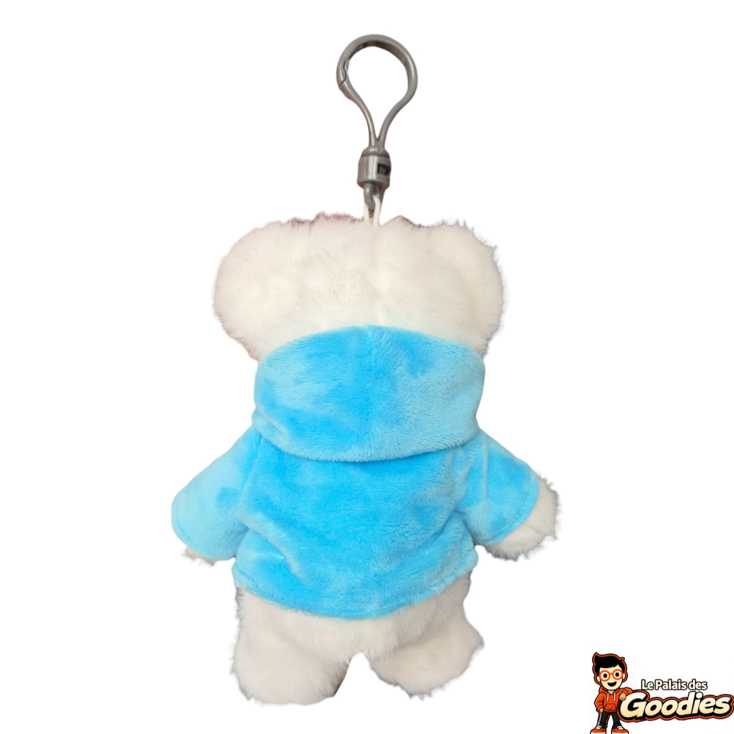 Futuroscope : Porte-clés peluche ours sweat bleu