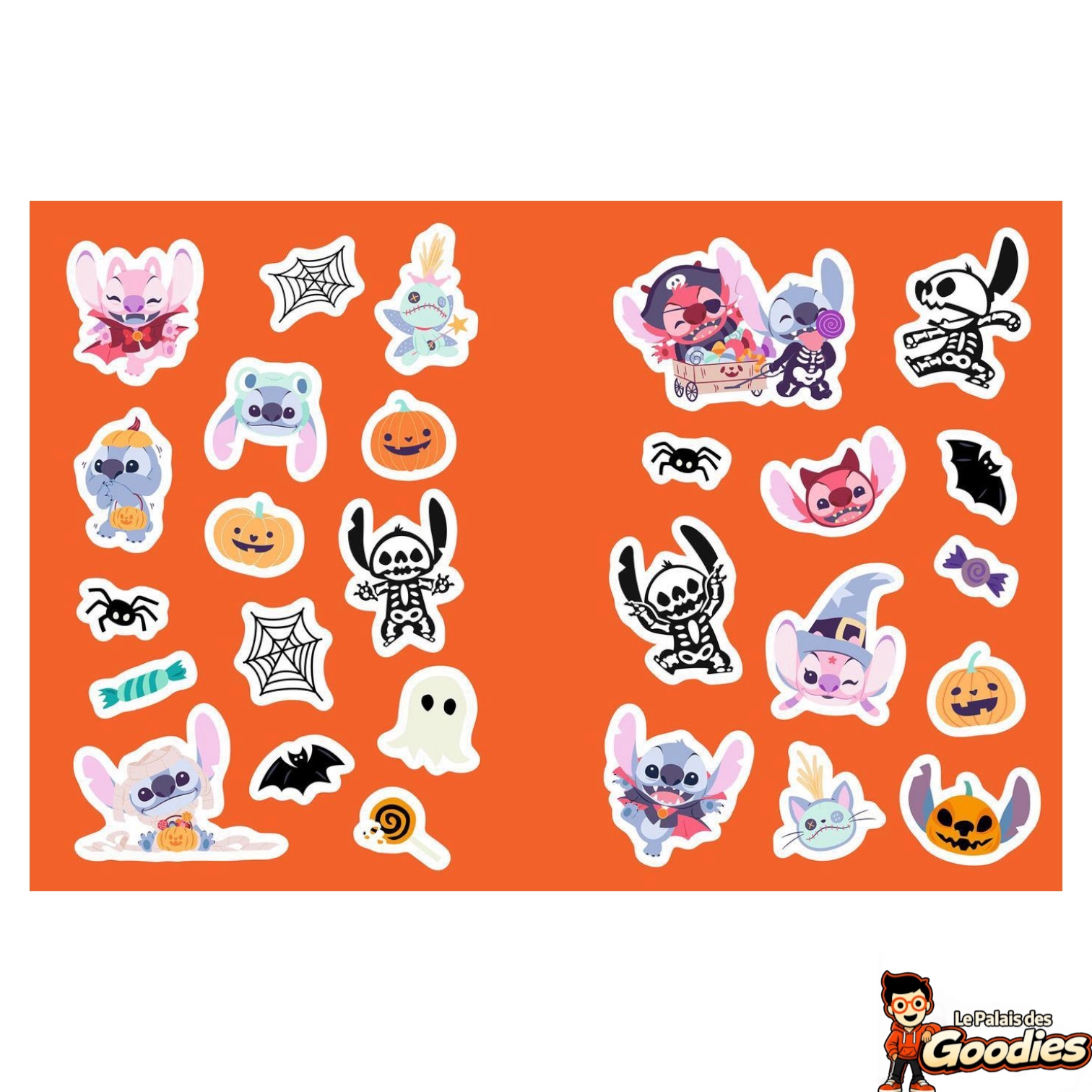 Hachette Heroes - Disney : Stitch Stickers, livre de 700 stickers