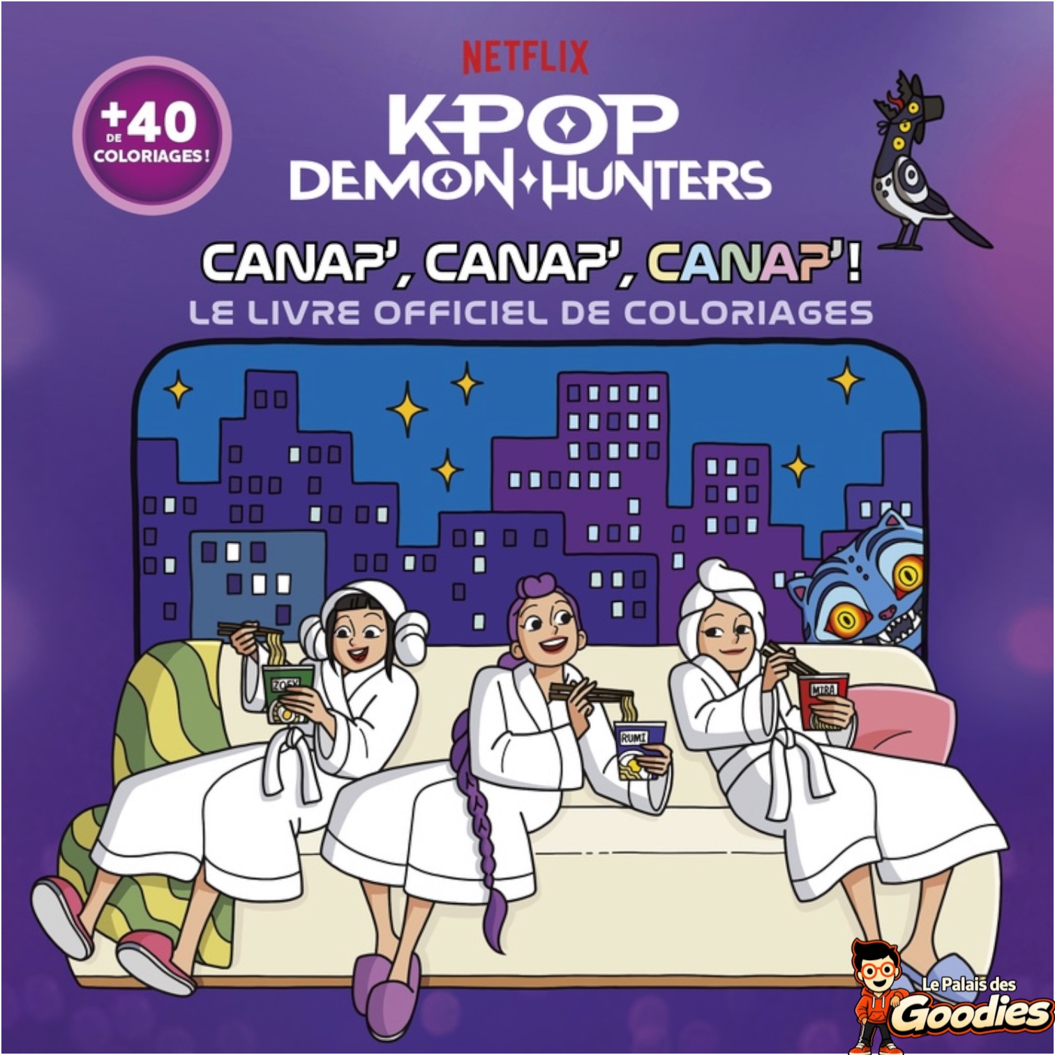 Netflix - KPop Demon Hunters : Canap, canap, canap ! Livre officiel de coloriages
