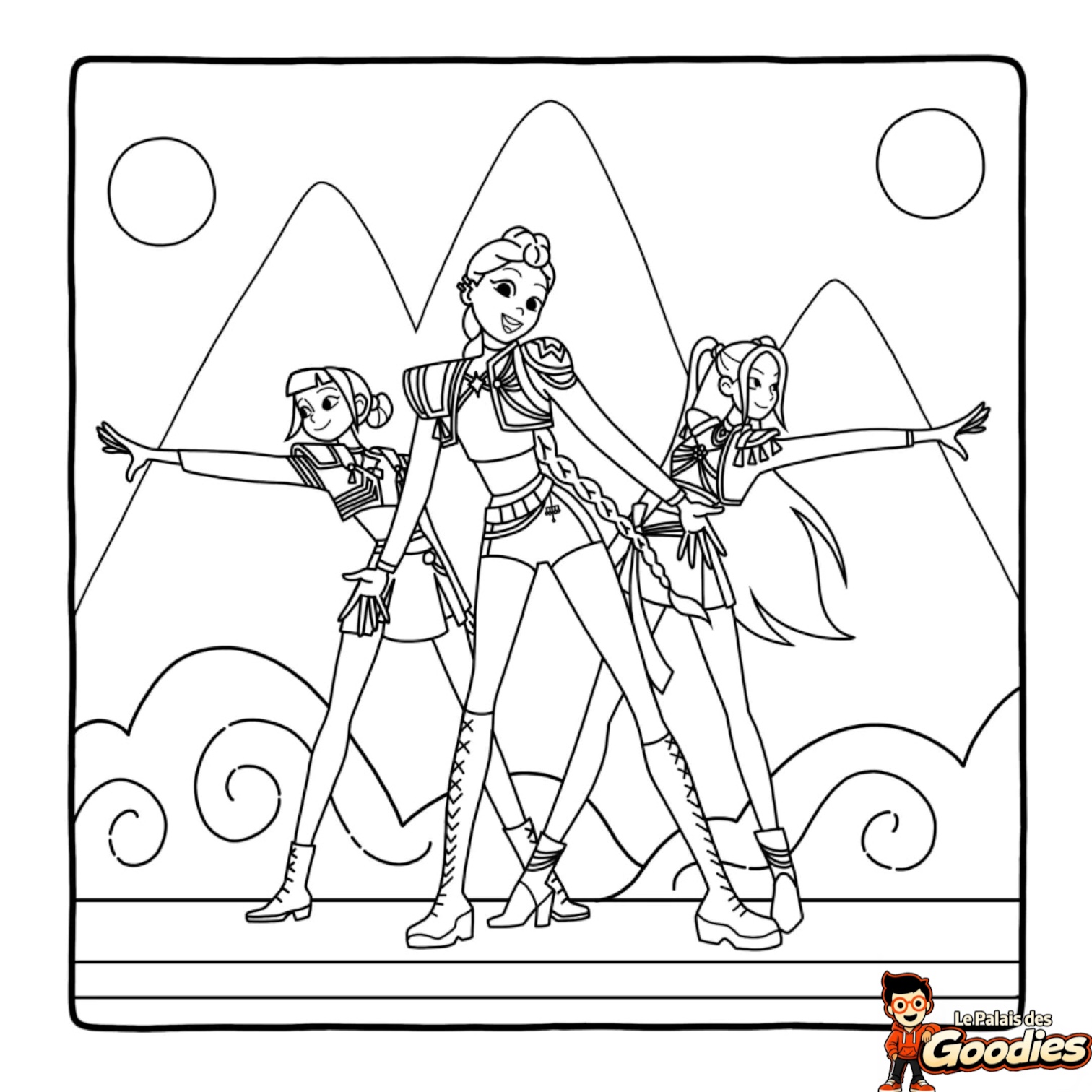 Netflix - KPop Demon Hunters : Canap, canap, canap ! Livre officiel de coloriages