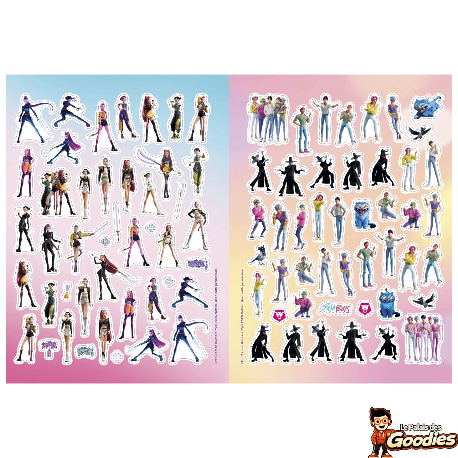 Netflix - KPop Demon Hunters : Le livre officiel de stickers