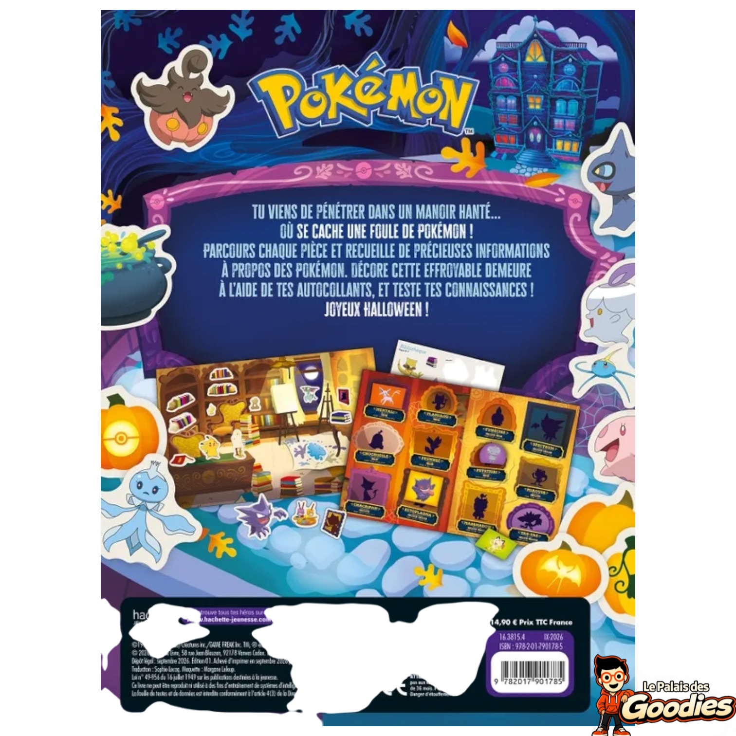 Hachette Jeunesse - Pokémon : Le grand livre de stickers Halloween