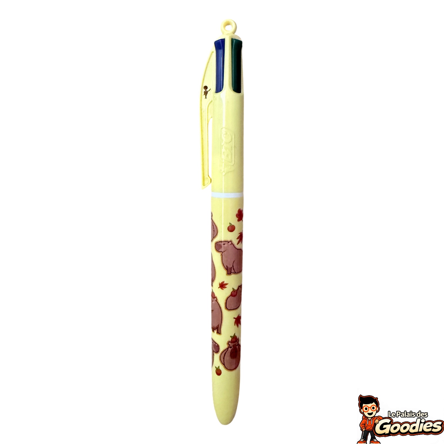 BIC - Capybara : Stylo 4 couleurs décor automne