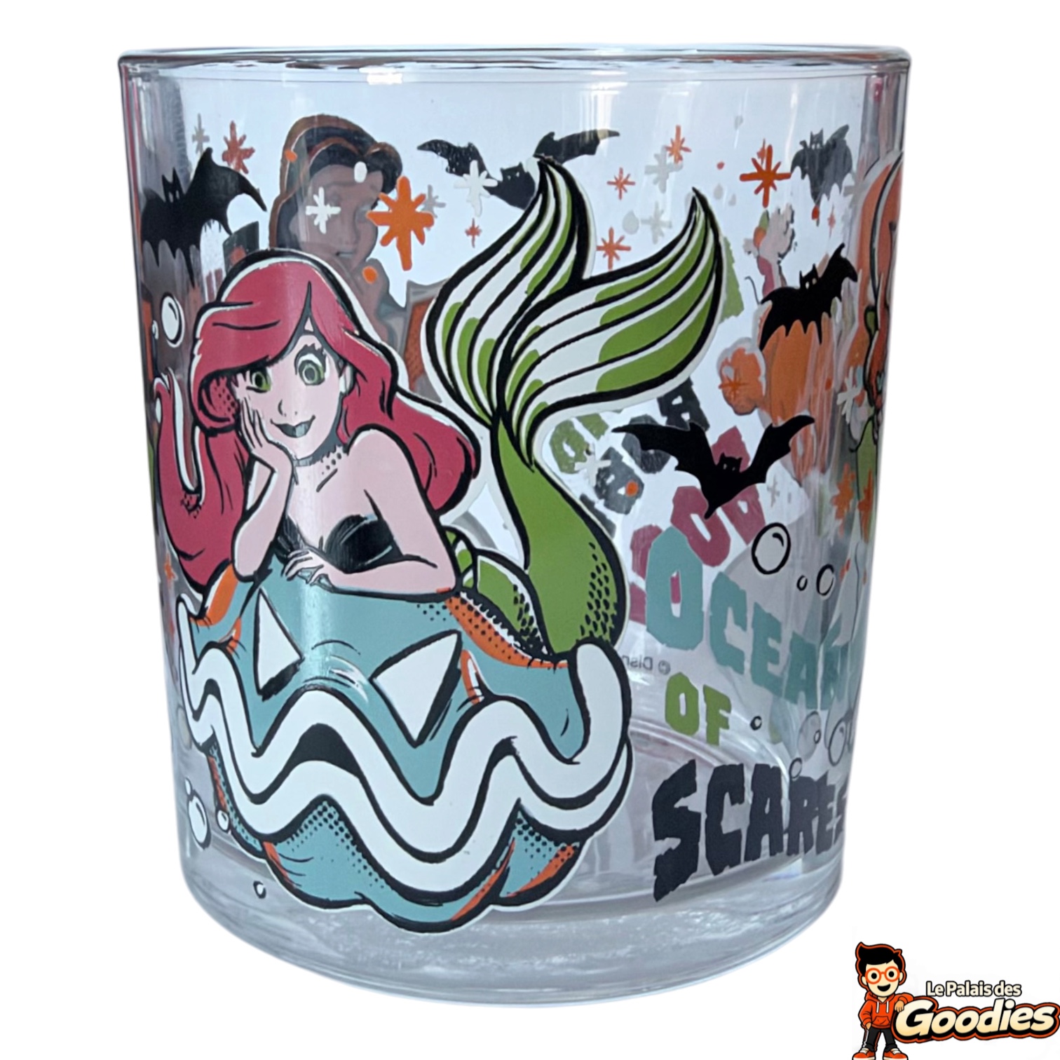 Disney - Princesses : Verre Halloween Ariel, Belle et Cendrillon
