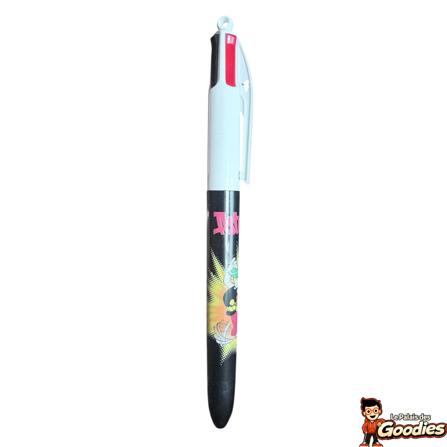 Astérix : Stylo BIC 4 couleurs corps noir